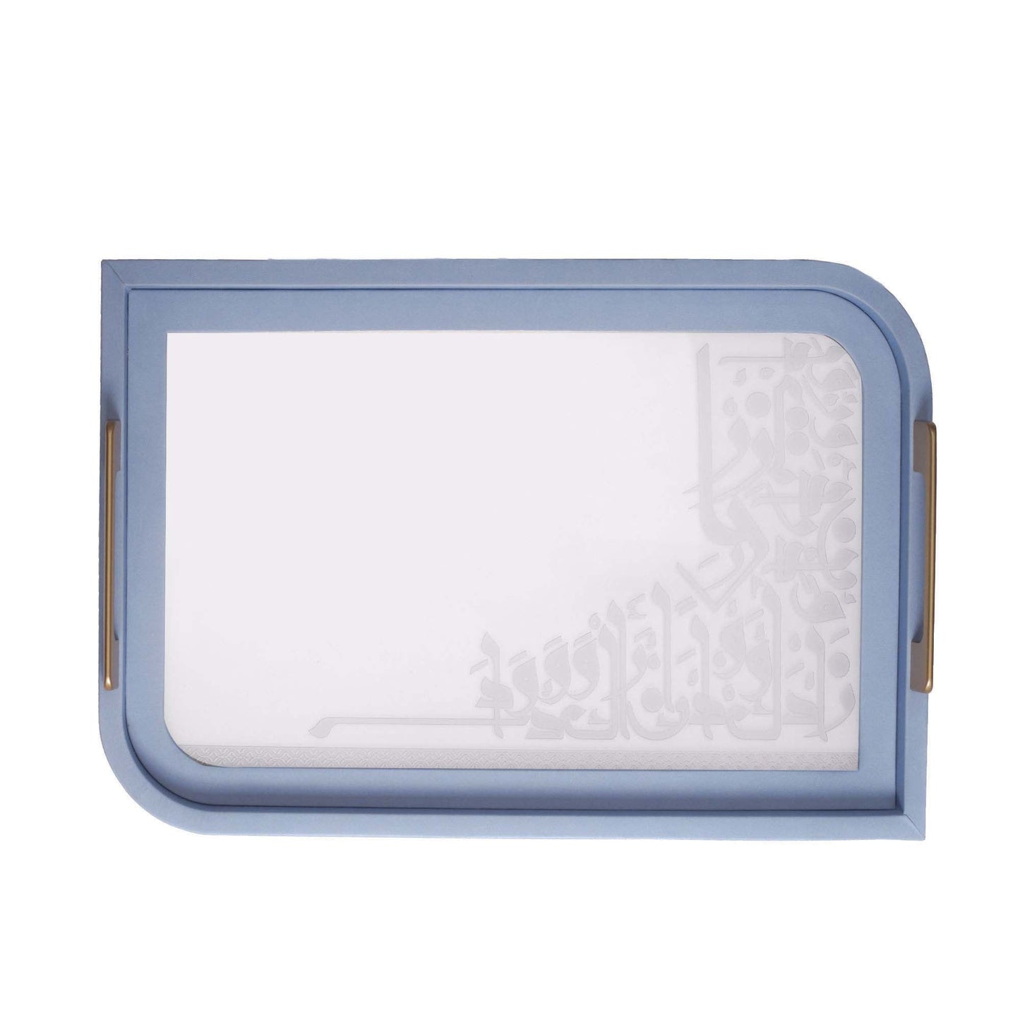 Dimlaj Wadoud Acrylic Serving Tray (Light Blue) - Premium Trays from Wadoud By Dimlaj - Just $70! Shop online now at Dimlaj Jordan