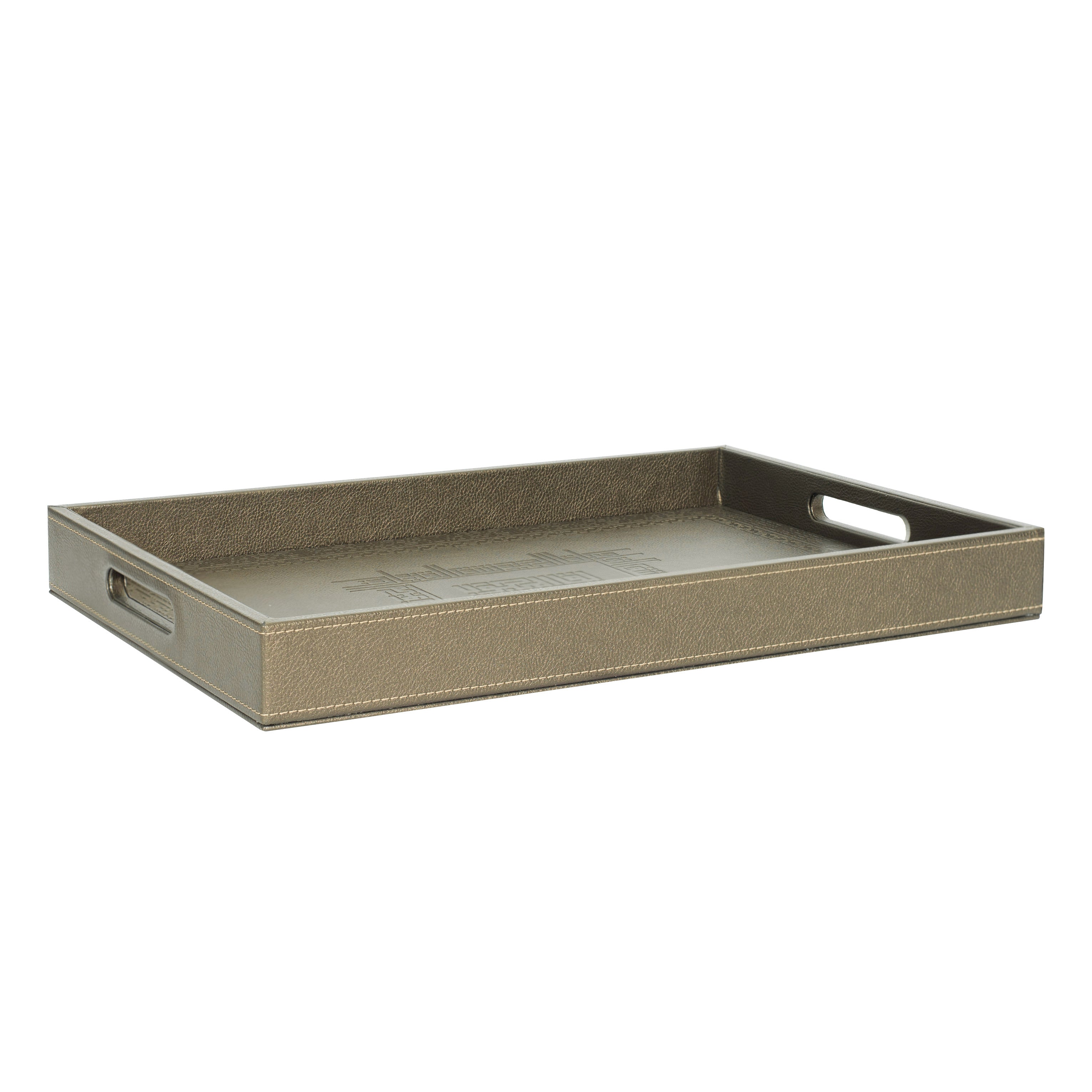 Dimlaj Shafa Small Serving Tray  (Bronze) | Home