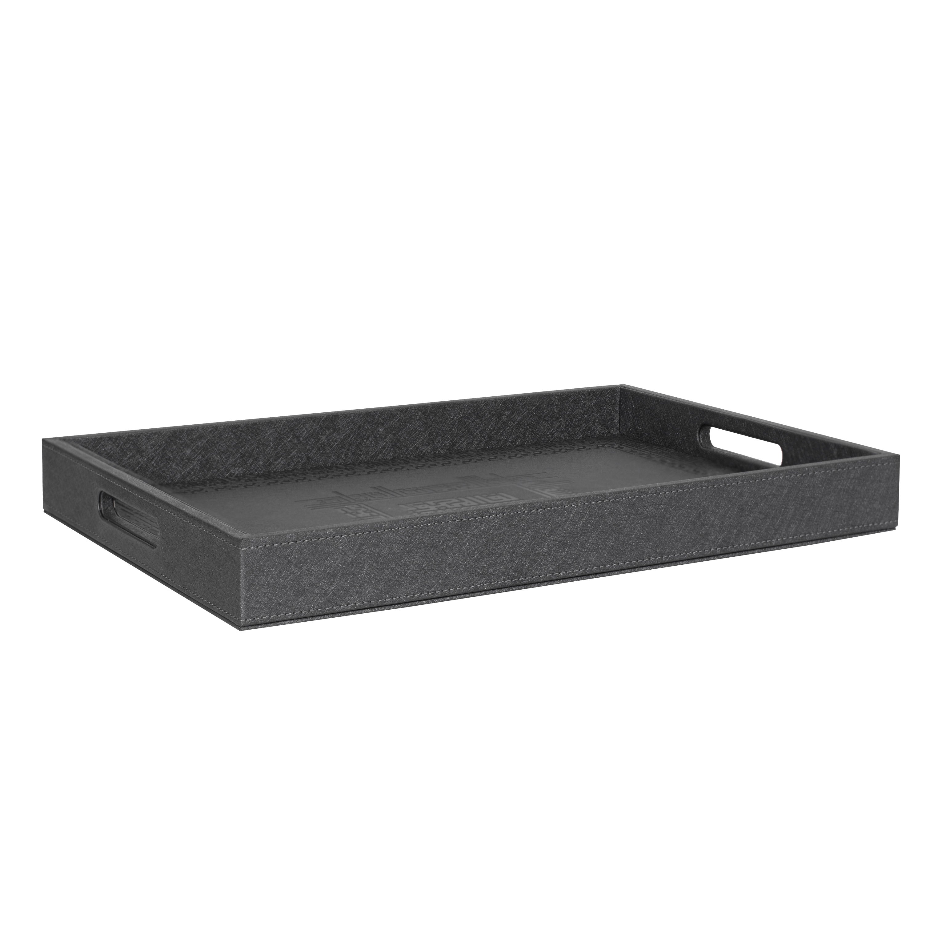 Dimlaj Shafa Small Serving Tray (Charcoal Grey) | Home