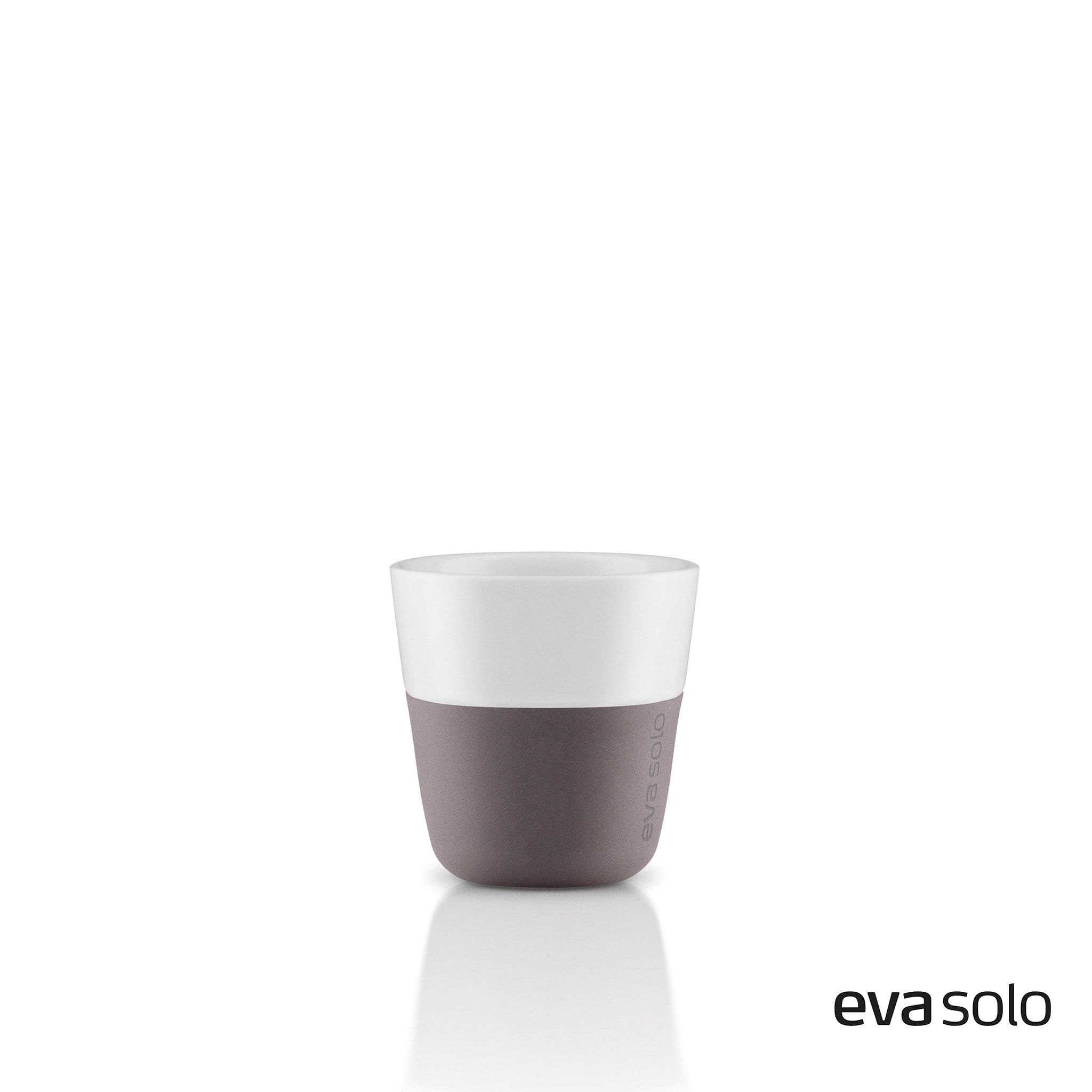 Set of 2 Pcs Small Espresso Cups Grey | Home