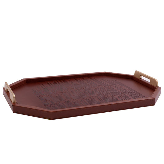 Dimlaj Hayat Serving Tray (Umber) - Premium Trays & Accessories from Hayat By Dimlaj - Just $90! Shop online now at Dimlaj Jordan 
