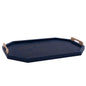 Dimlaj Hayat Serving Tray (Navy Blue) - Premium Trays & Accessories from Hayat By Dimlaj - Just $90! Shop online now at Dimlaj Jordan 