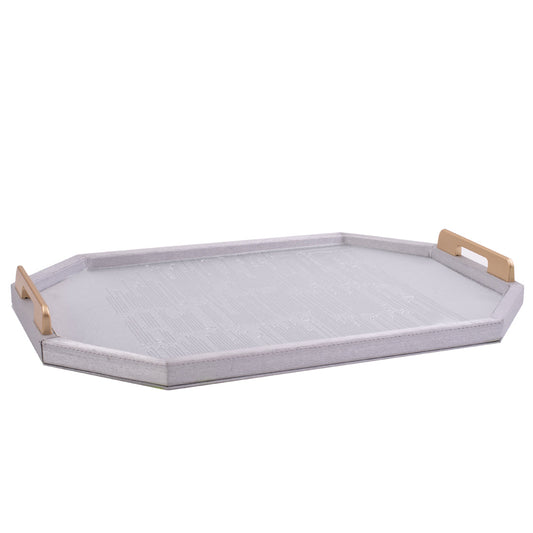 Dimlaj Hayat Serving Tray (Sliver) - Premium Trays & Accessories from Hayat By Dimlaj - Just $90! Shop online now at Dimlaj Jordan 