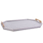 Dimlaj Hayat Serving Tray (Sliver) - Premium Trays & Accessories from Hayat By Dimlaj - Just $90! Shop online now at Dimlaj Jordan 