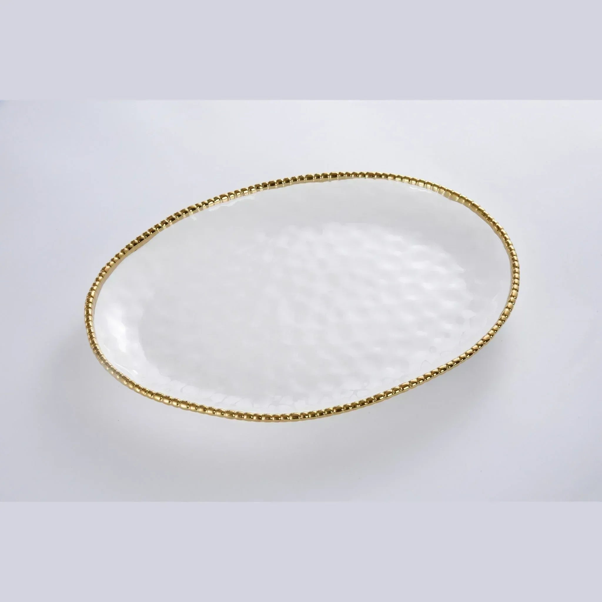Oval Tray White & Gold | Home Oval Tray White & Gold | Home