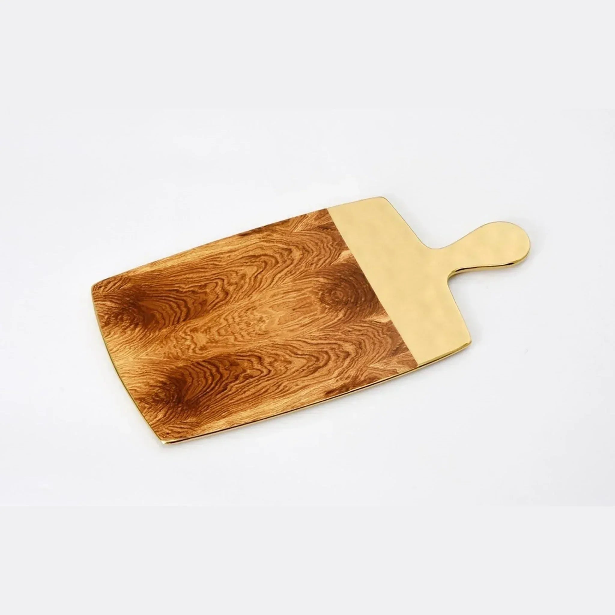 Flat Board Gold And Wood | Home