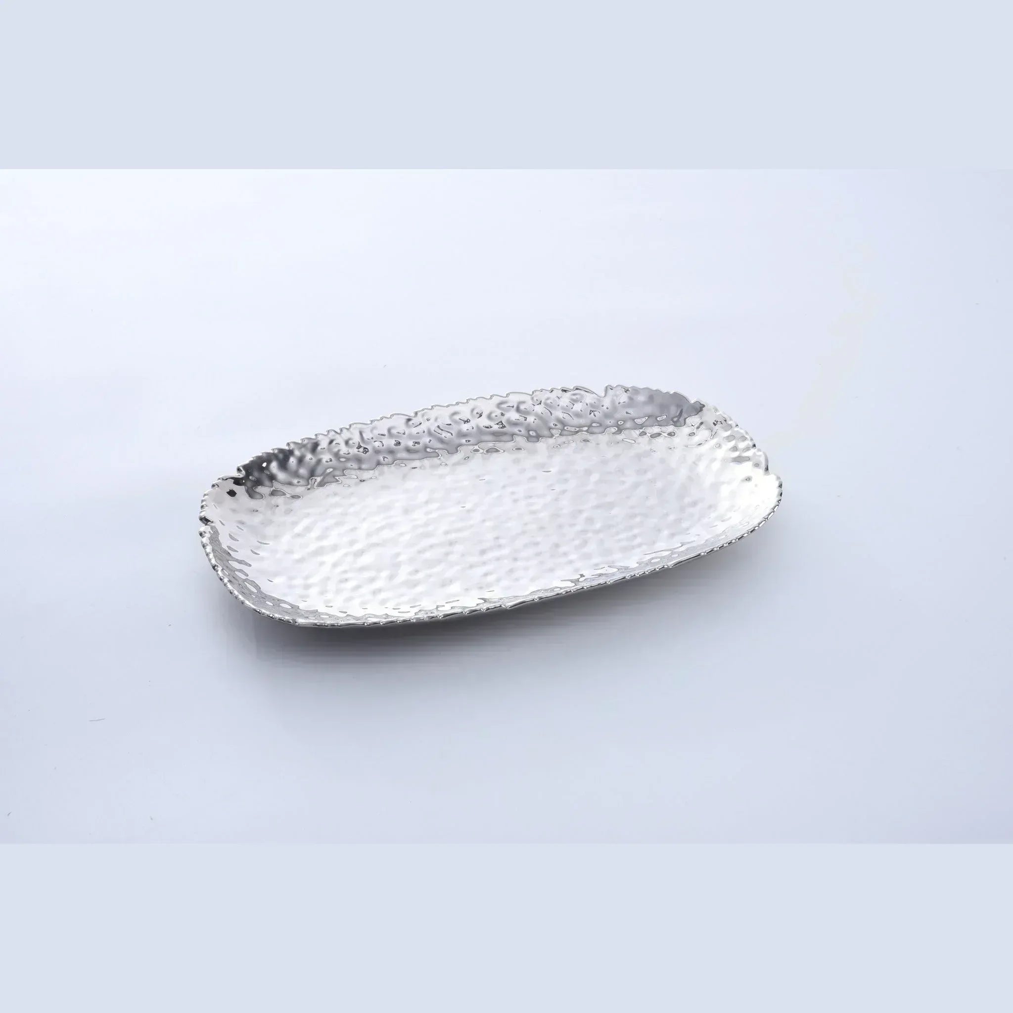 Rectangular Tray Shiny Full Silver | Home Rectangular Tray Shiny Full Silver | Home