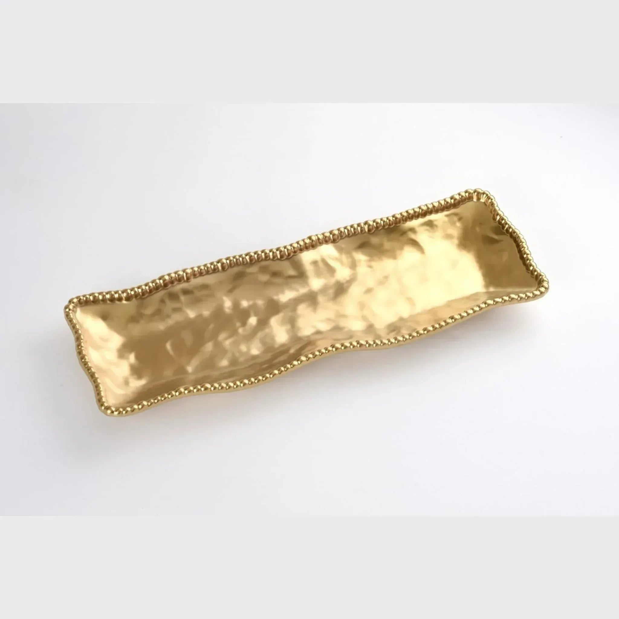 Rectangular Serving Piece Matte Gold | Home