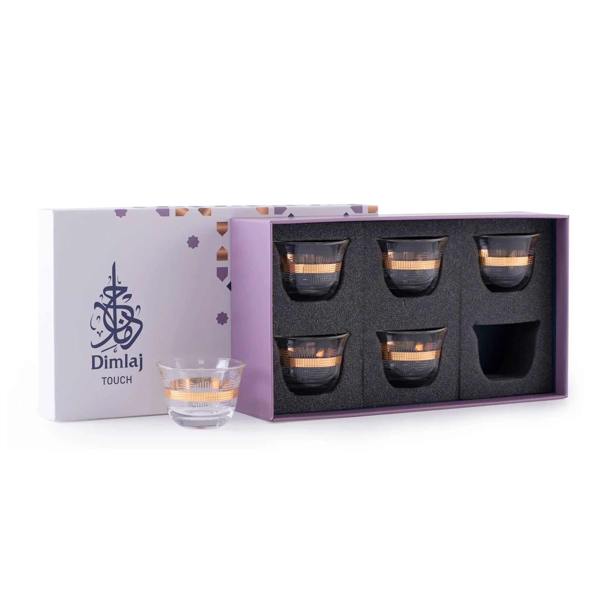 Touch Luna Set Of 6 Pcs Cawa Cups | Home Touch Luna Set Of 6 Pcs Cawa Cups | Home
