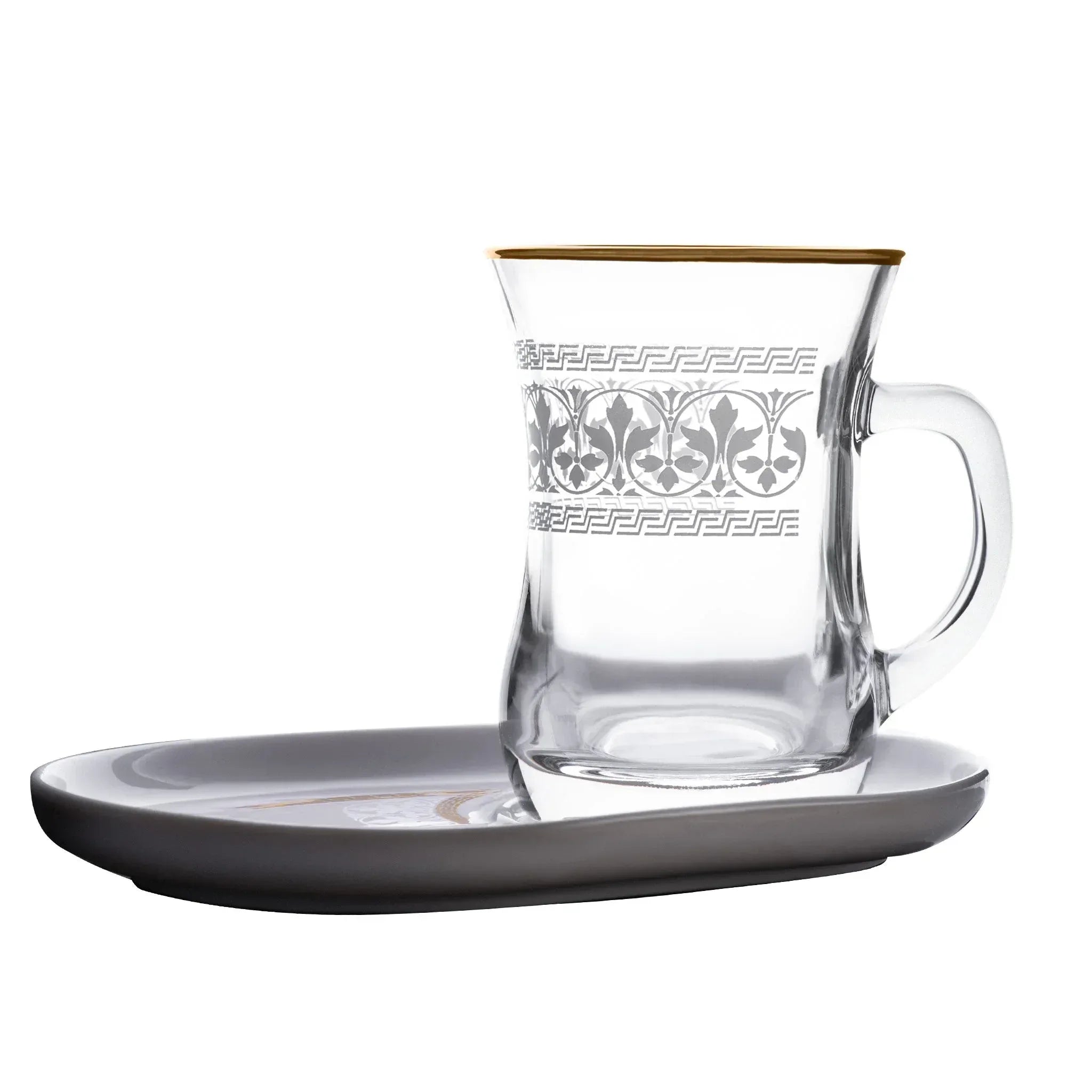 Touch Alcazar Set Of 4 Pcs Mugs and Saucers | Home Touch Alcazar Set Of 4 Pcs Mugs and Saucers | Home