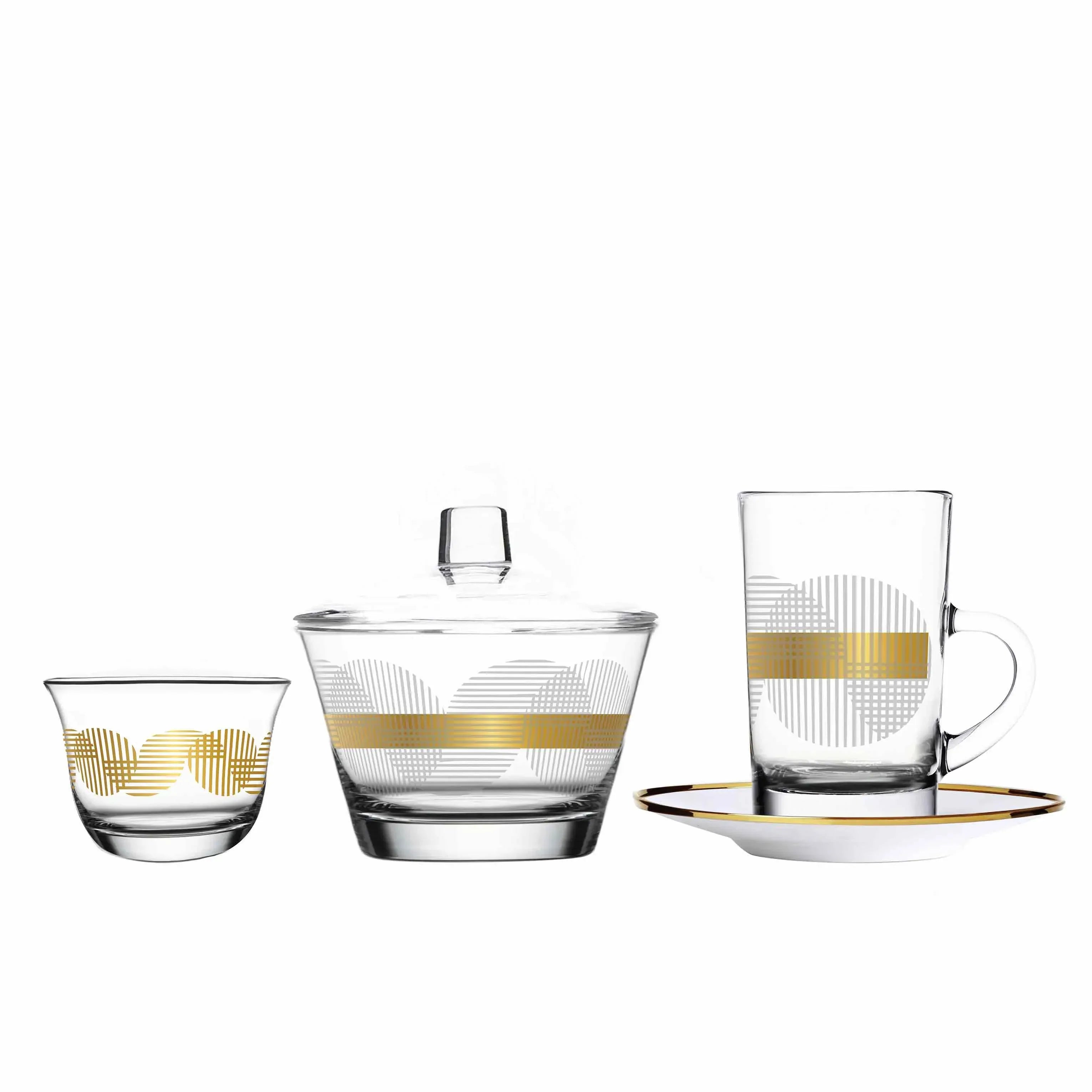 Touch Luna Set of 20 Pcs Assorted Serveware | Home