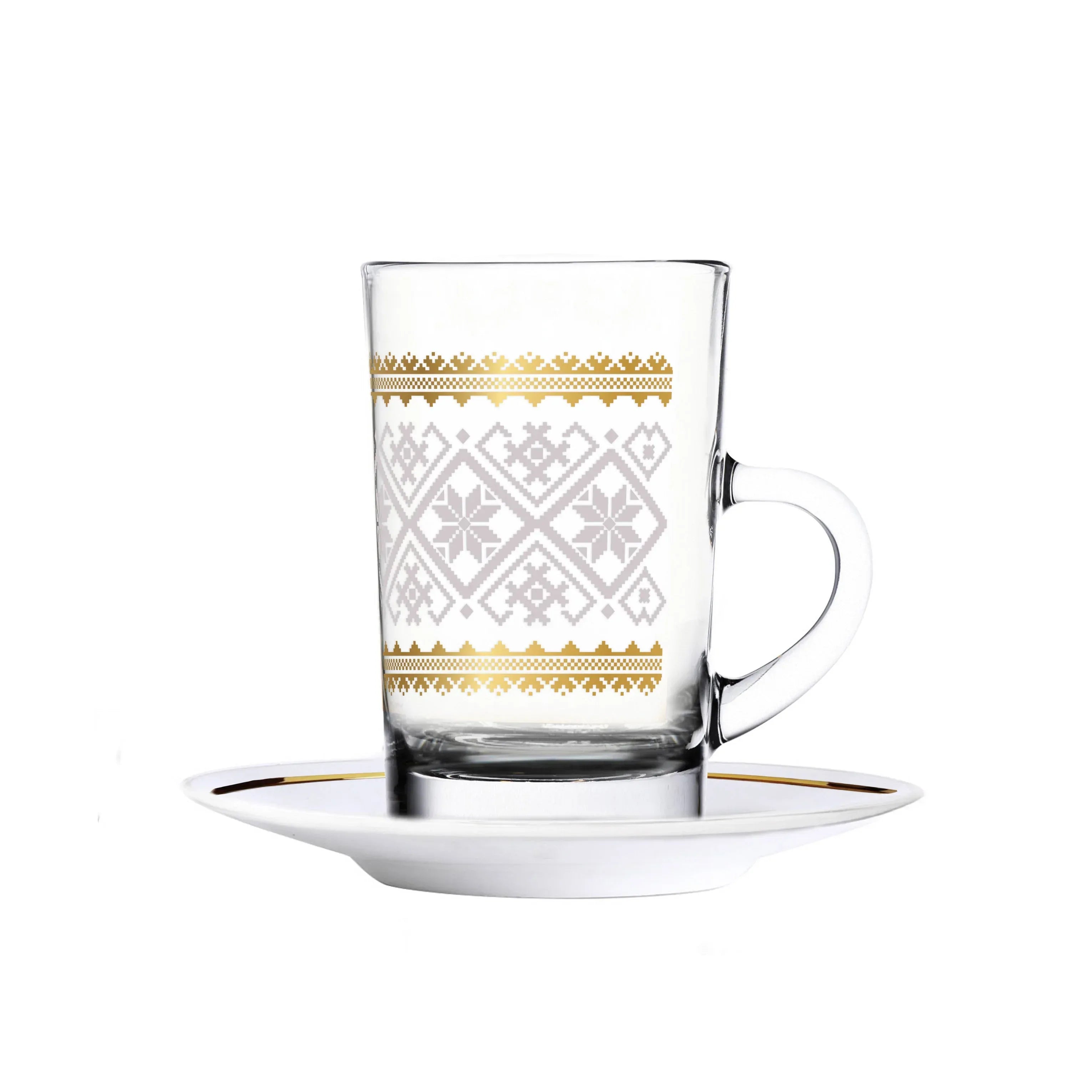 Touch Heritage Set Of 6 Pcs Tea Cups and Saucers | Home