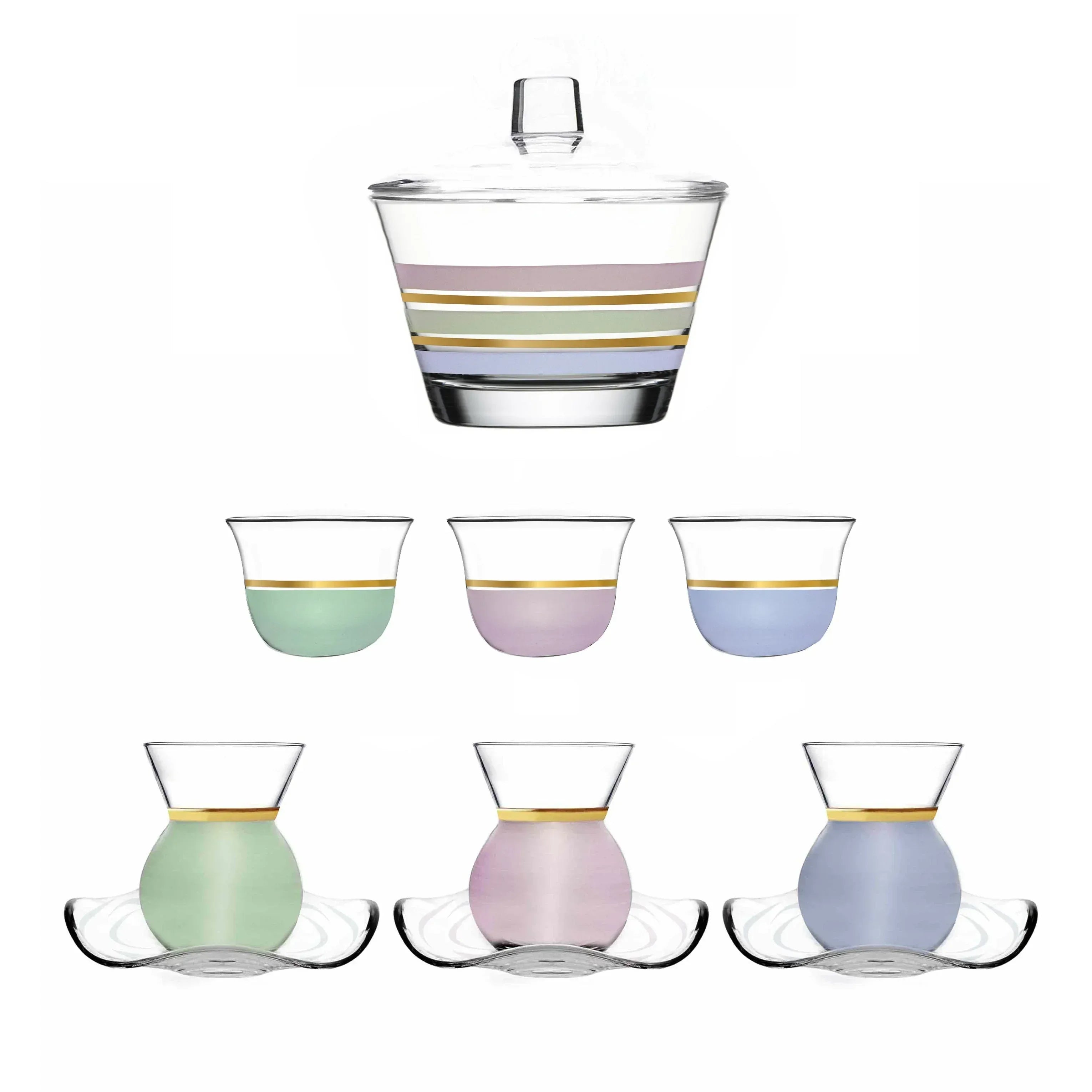 Touch Luminous Set of 20 Pcs Assorted Serveware | Home