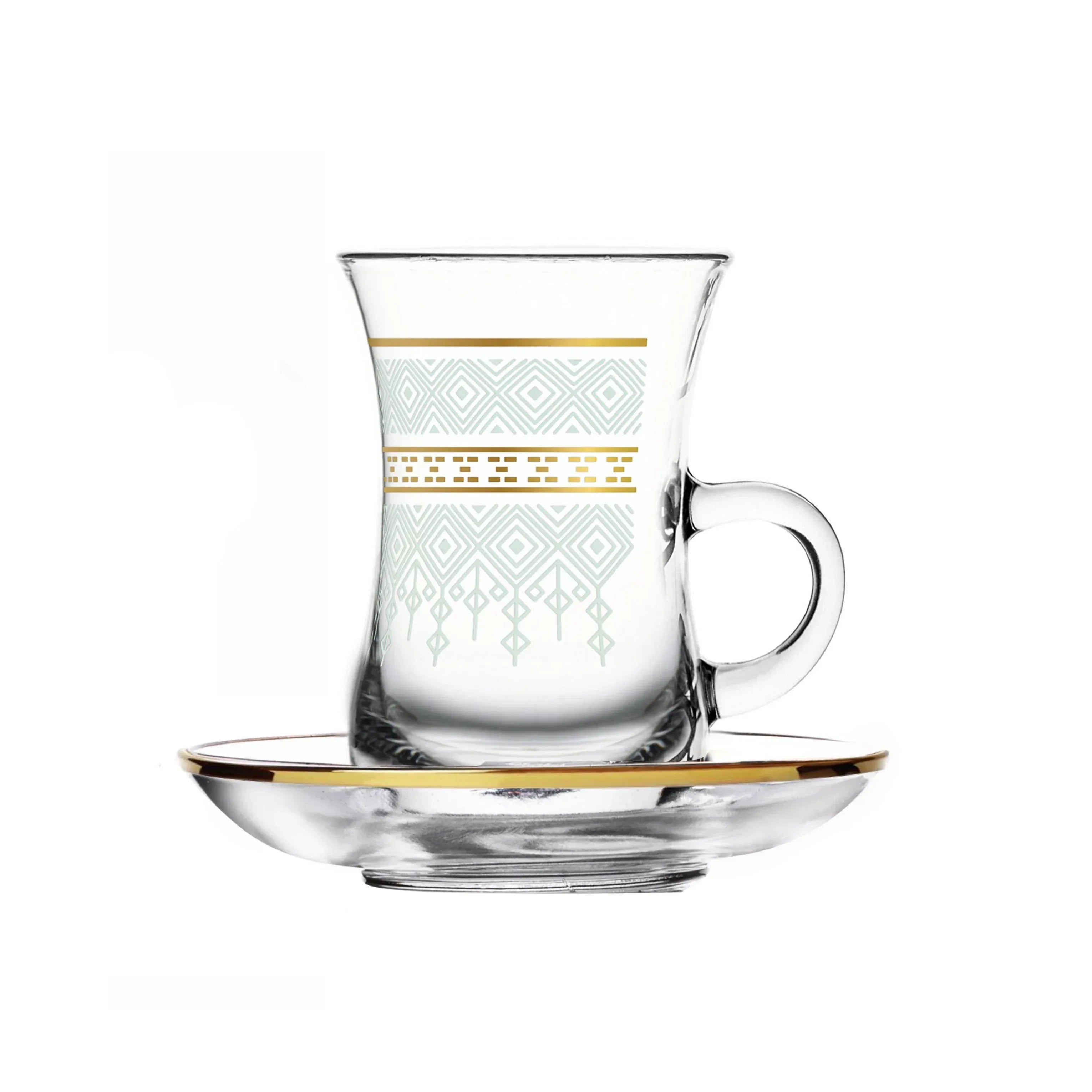 Touch Le Voile Set Of 6 Pcs Tea Cups and Saucers | Home Touch Le Voile Set Of 6 Pcs Tea Cups and Saucers | Home