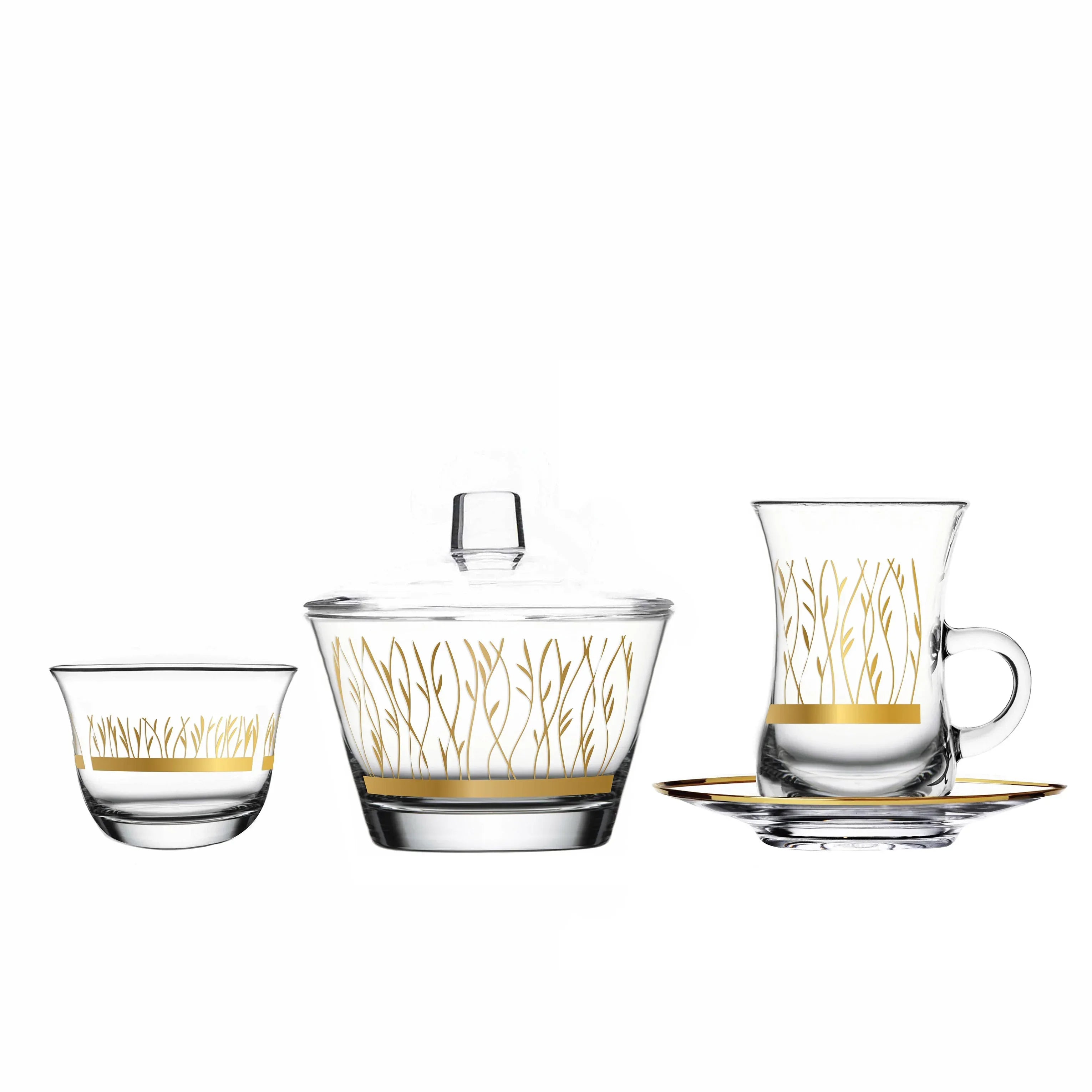 Touch Golden Ivy Set of 20 Pcs Assorted Serveware | Home