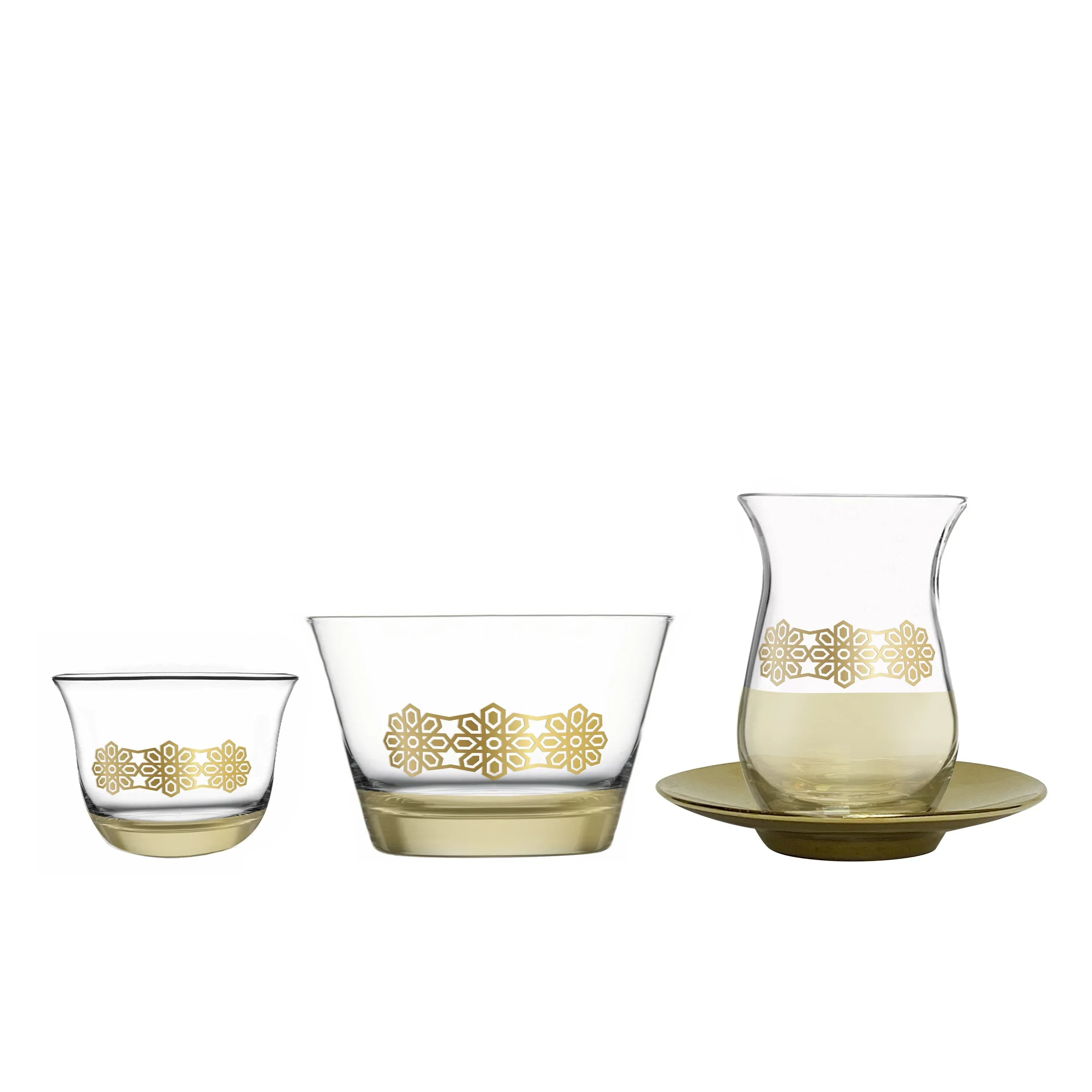 Touch Geostar Set of 19 Pcs Assorted Drinkware | Home Touch Geostar Set of 19 Pcs Assorted Drinkware | Home