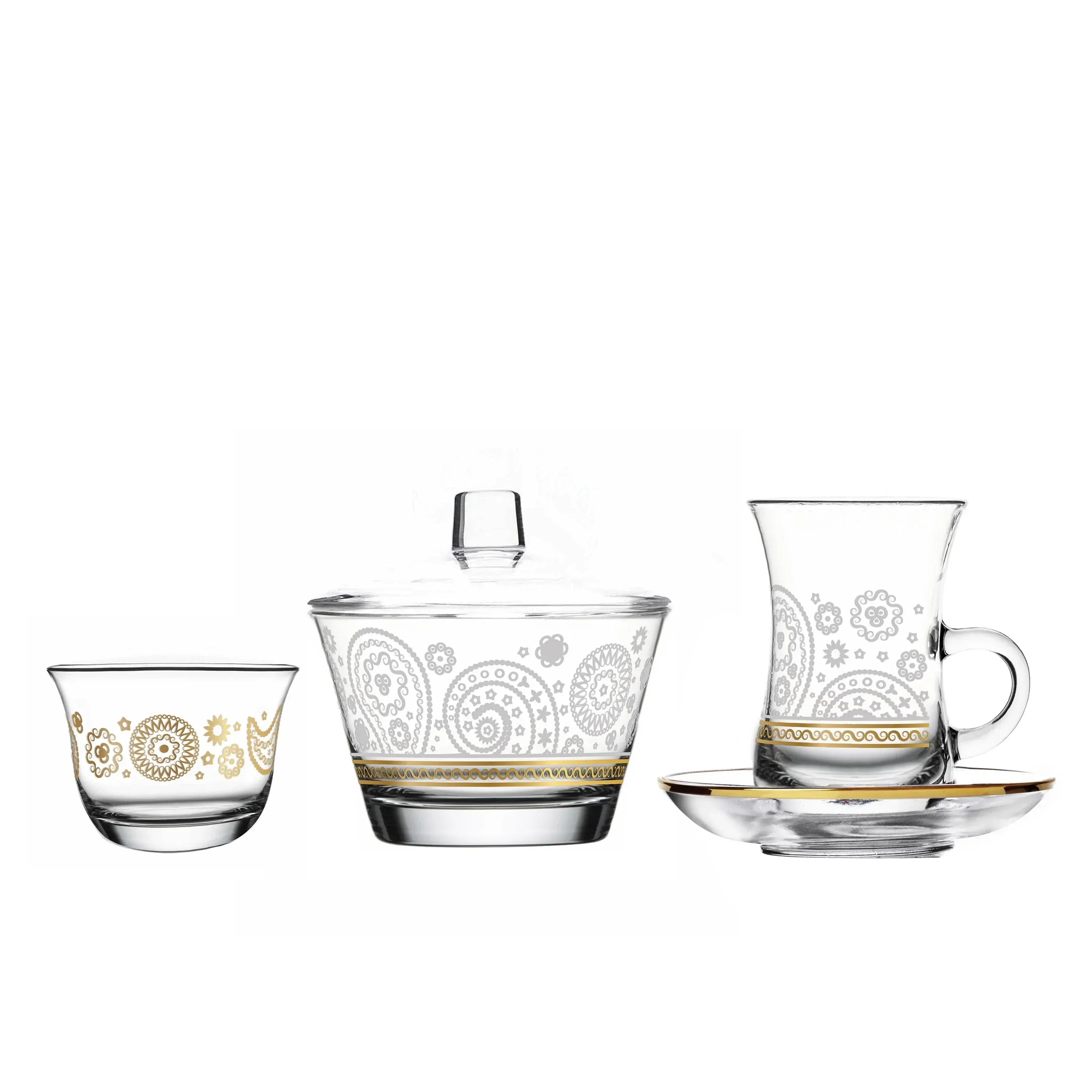 Touch Paisley Set of 20 Pcs Assorted Serveware | Home
