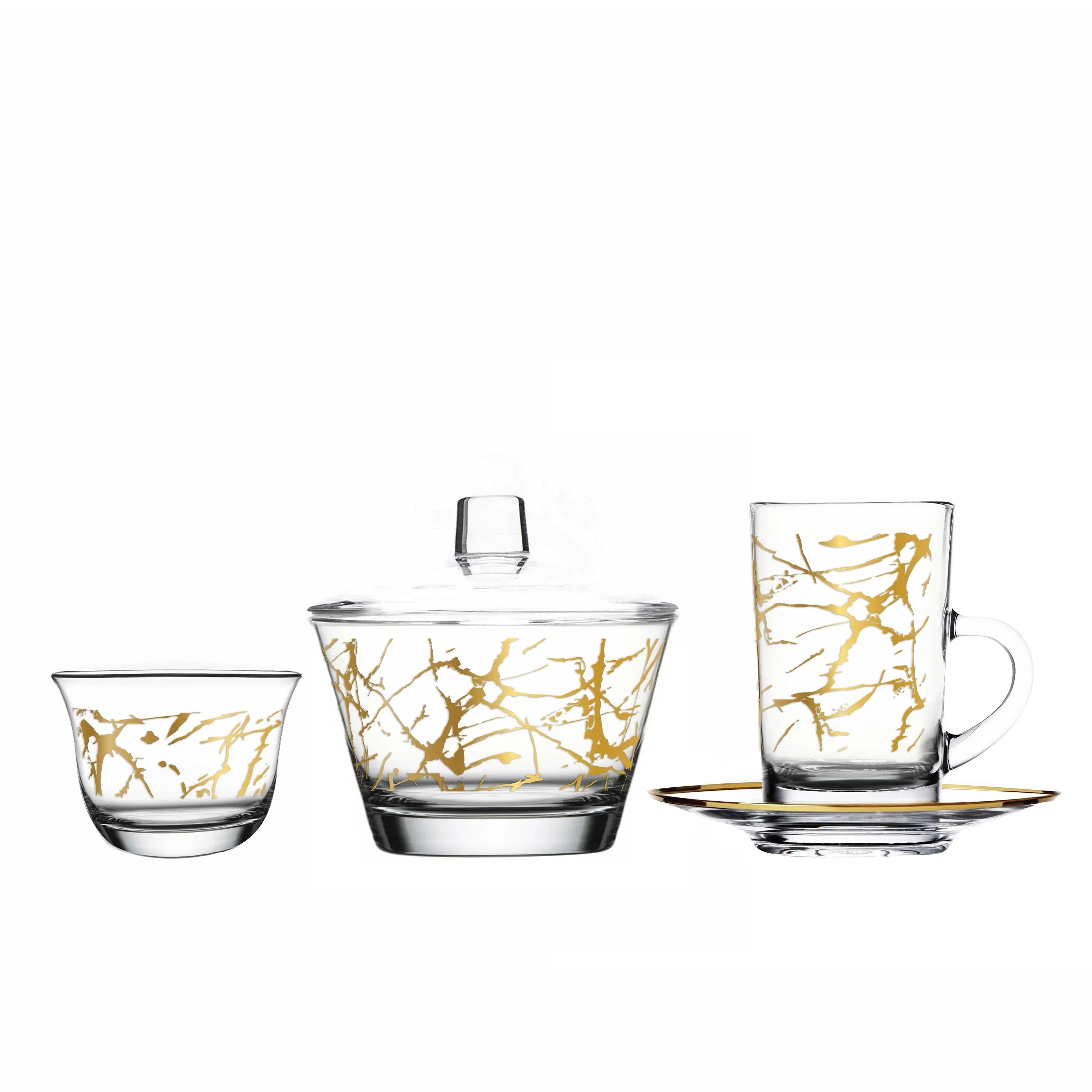 Touch Quartz Set of 19 Pcs Assorted Serveware | Home Touch Quartz Set of 19 Pcs Assorted Serveware | Home