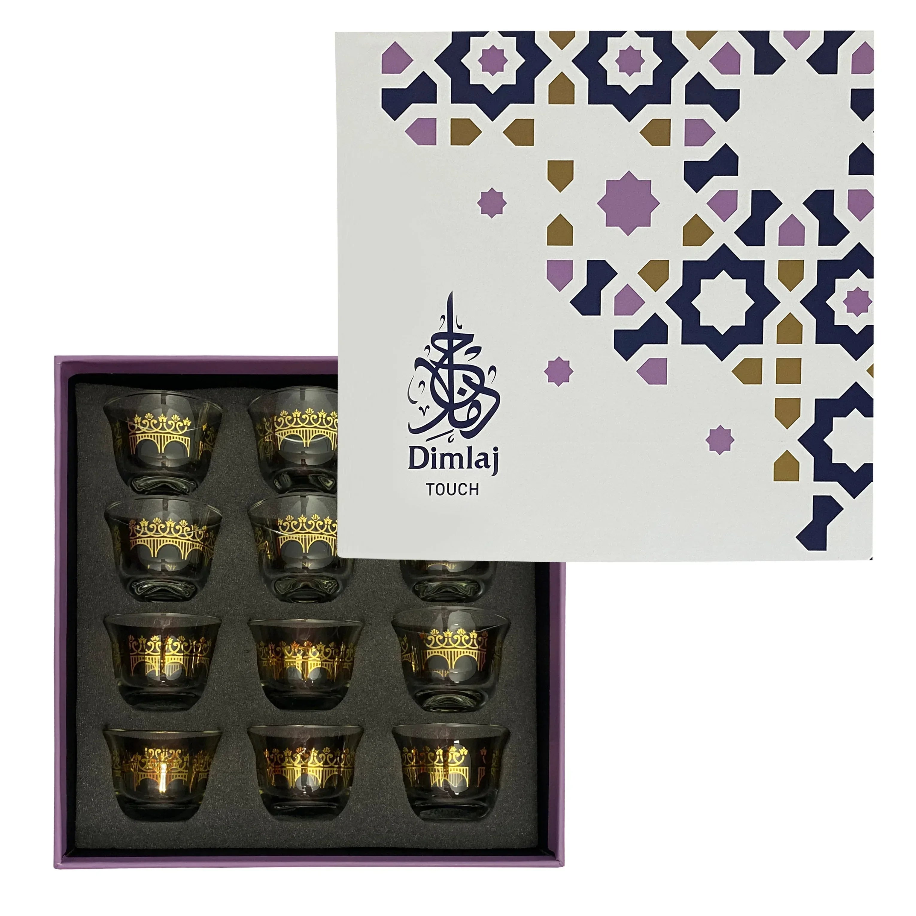 Touch Grace Set Of 12 Pcs Cawa Cups | Home Touch Grace Set Of 12 Pcs Cawa Cups | Home