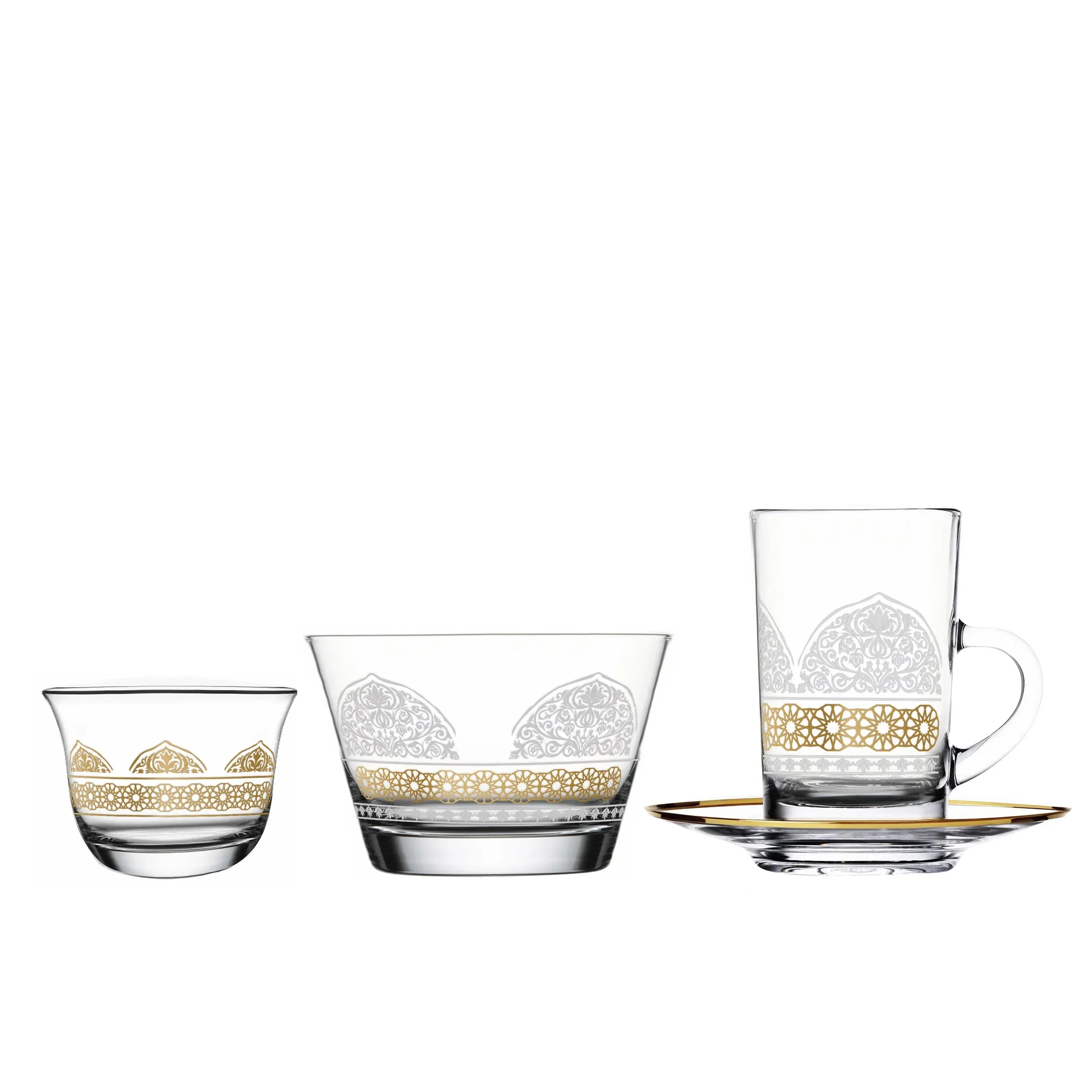 Touch Qasr Set of 19 Pcs Assorted Serveware | Home