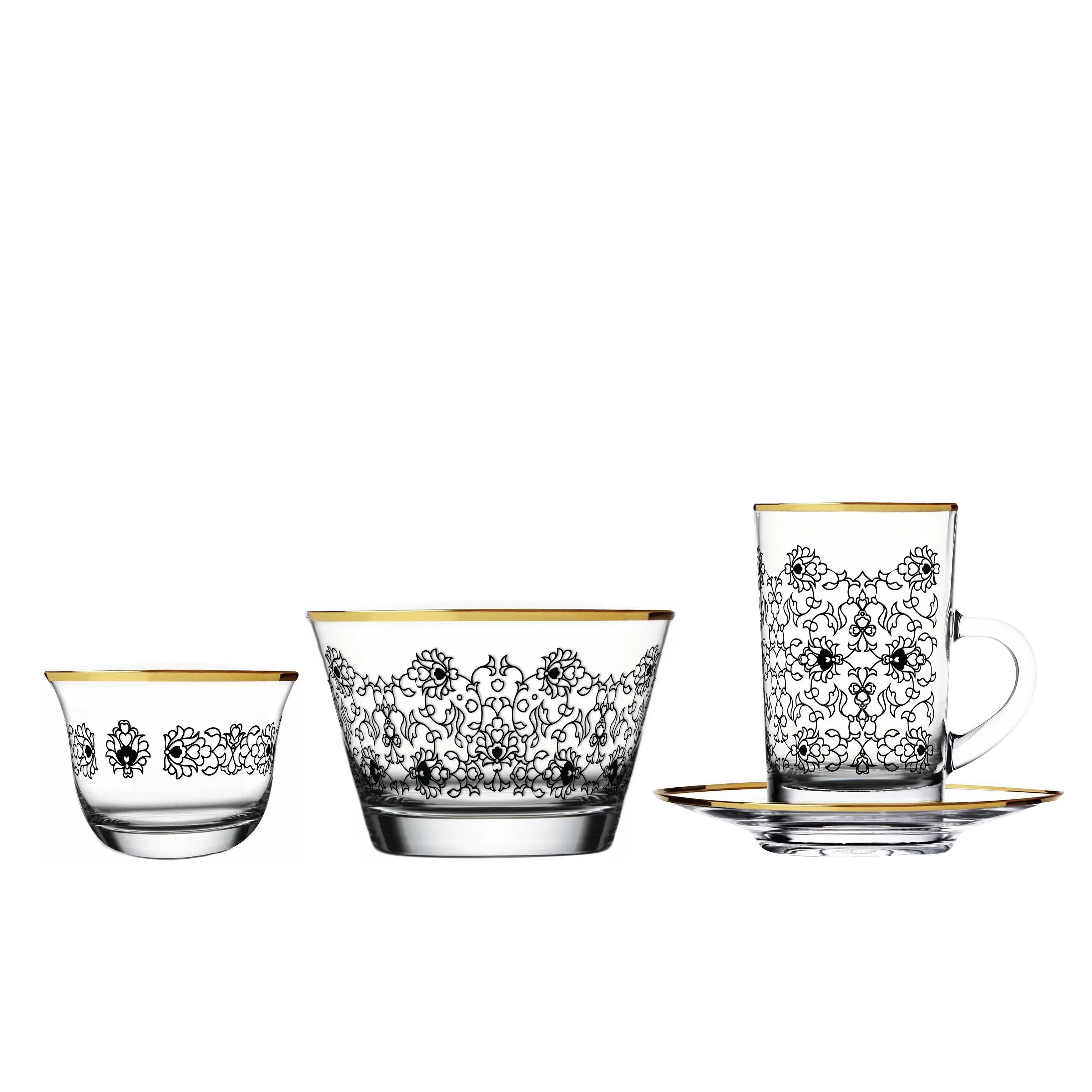 Touch Glory Set of 19 Pcs Assorted Serveware | Home Touch Glory Set of 19 Pcs Assorted Serveware | Home