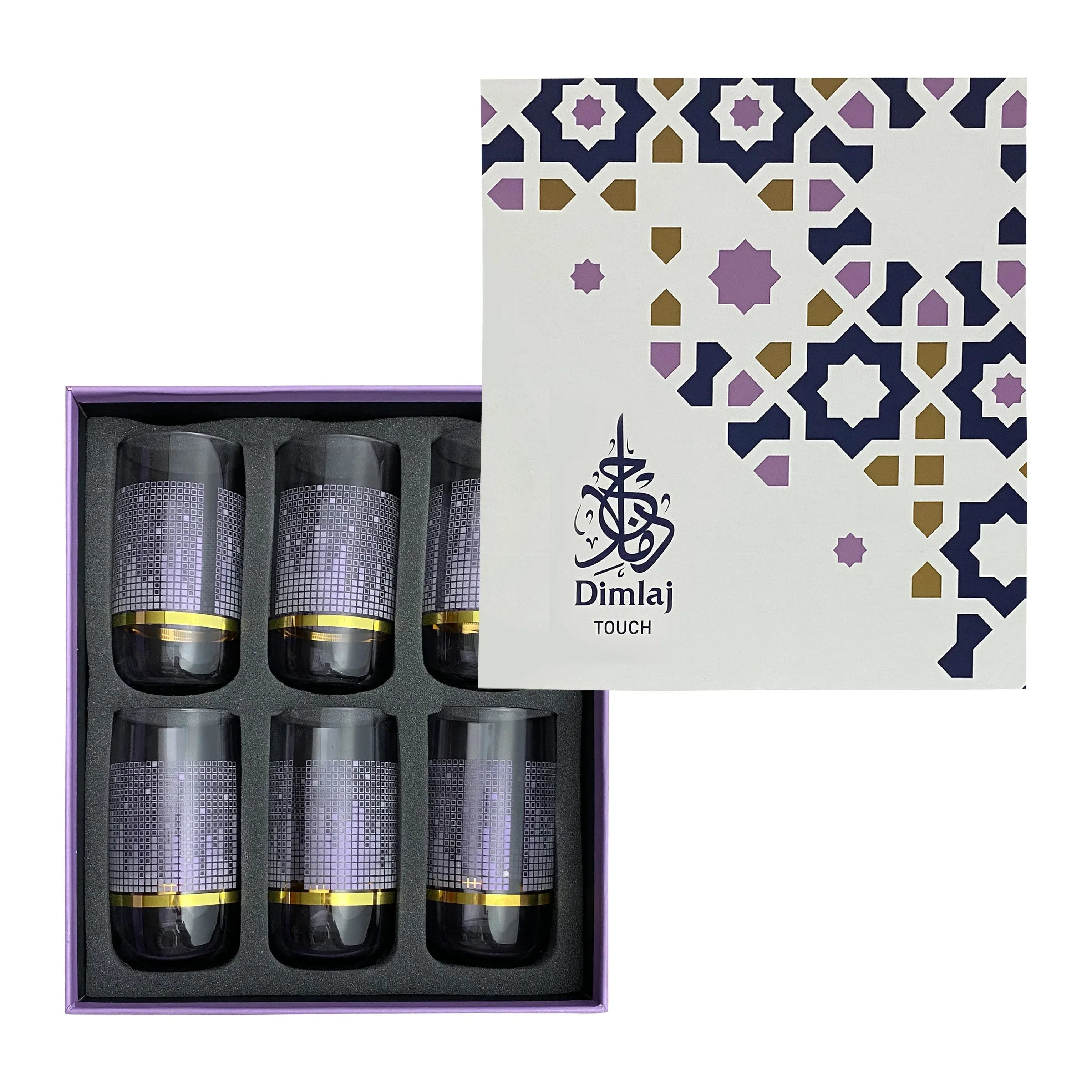 Touch Flow Set Of 6 Pcs Tumblers | Home Touch Flow Set Of 6 Pcs Tumblers | Home