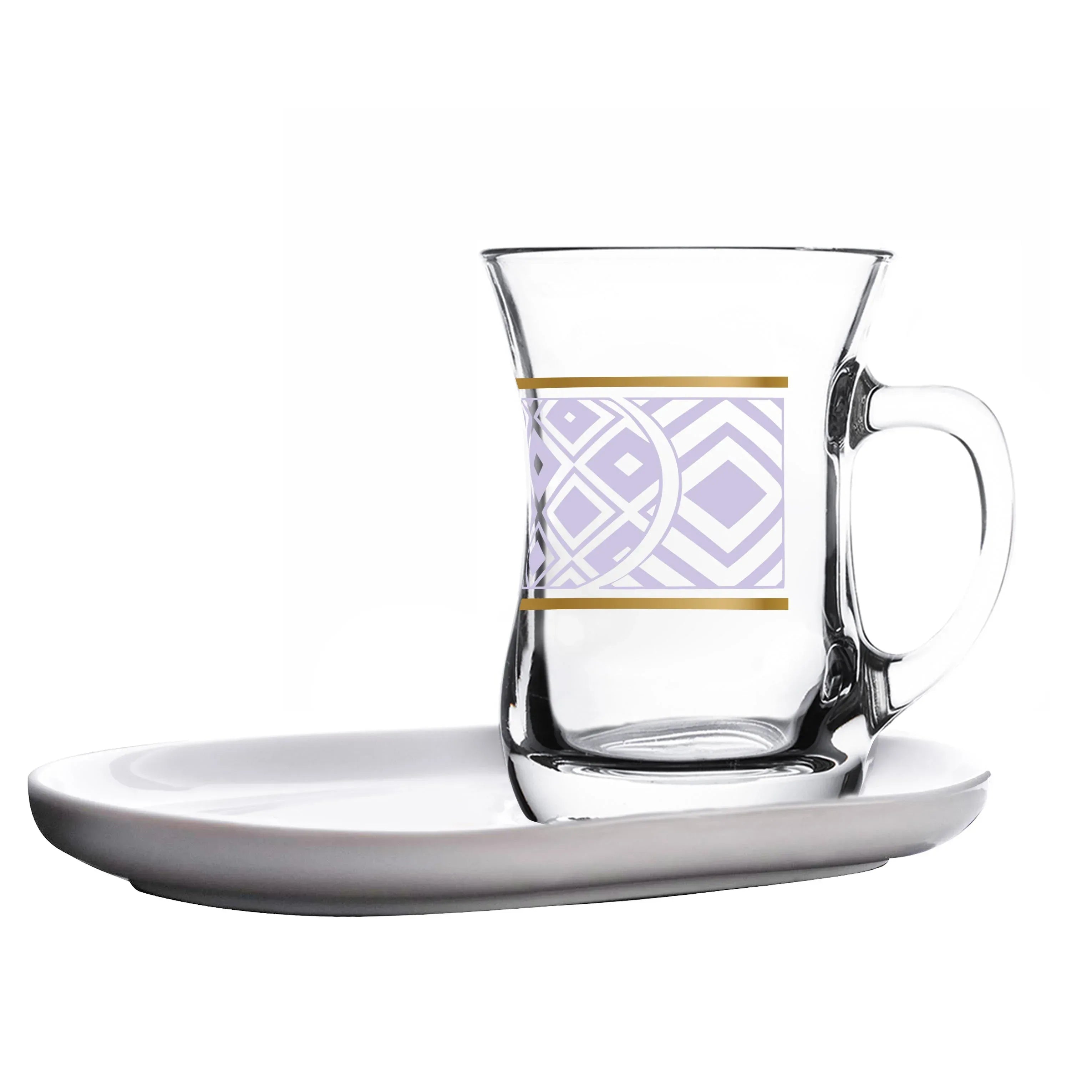 Touch Retro Set Of 4 Pcs Mugs and Saucers | Home