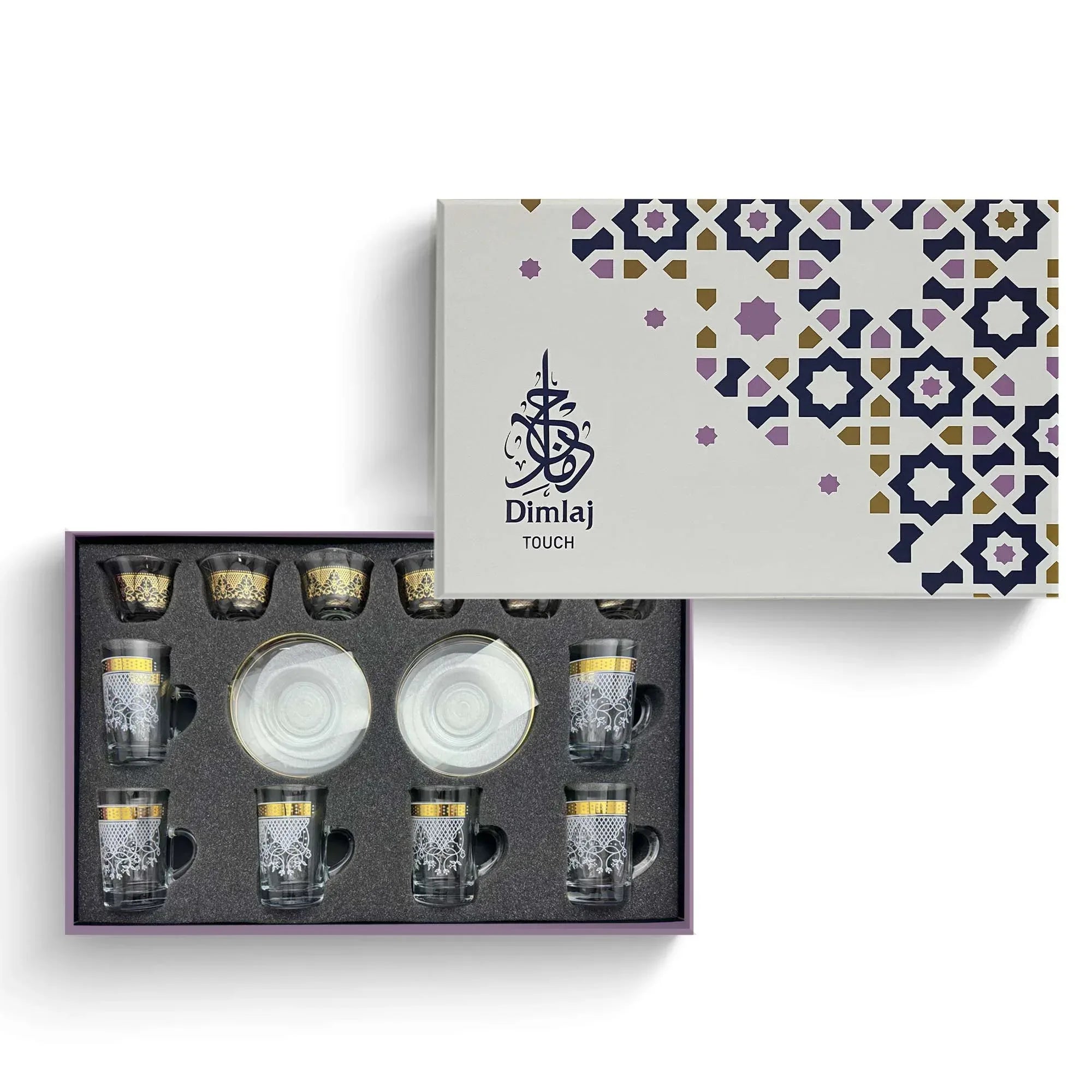 Touch Sitara Set of 18 Pcs Assorted Drinkware | Home Touch Sitara Set of 18 Pcs Assorted Drinkware | Home