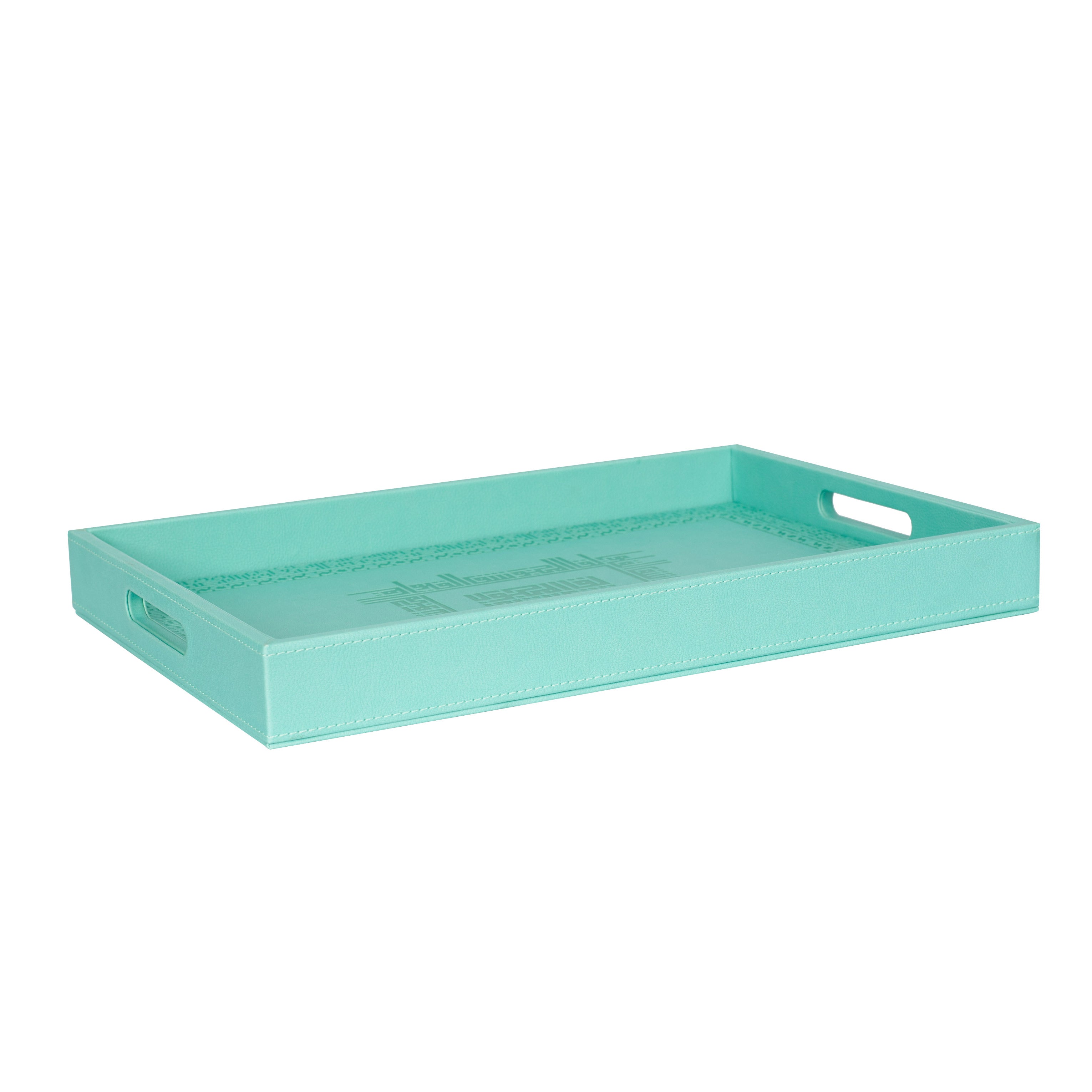 Dimlaj Shafa Serving Tray (Light Turquoise) | Home