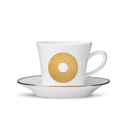 Dimlaj Qamar Set of 6 Pcs Tea Cups and Saucers - Premium Tea Cups from Qamar By Dimlaj - Just $95! Shop online now at Dimlaj Jordan 