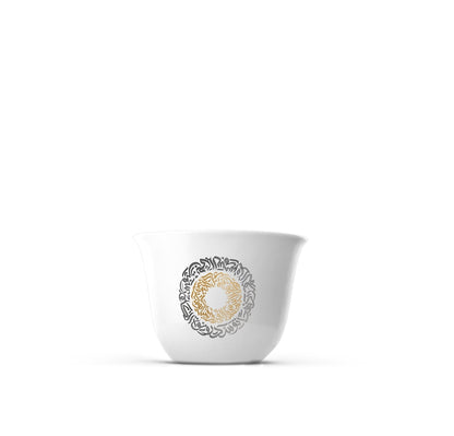 Dimlaj Qamar Set of 6 Pcs Cawa Cups - Premium Arabic Coffee Cups from Qamar By Dimlaj - Just $50! Shop online now at Dimlaj Jordan 