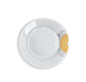 Dimlaj Qamar Set of 6 Pcs Porcelain Plates - Premium Platters from Qamar By Dimlaj - Just $95! Shop online now at Dimlaj Jordan 