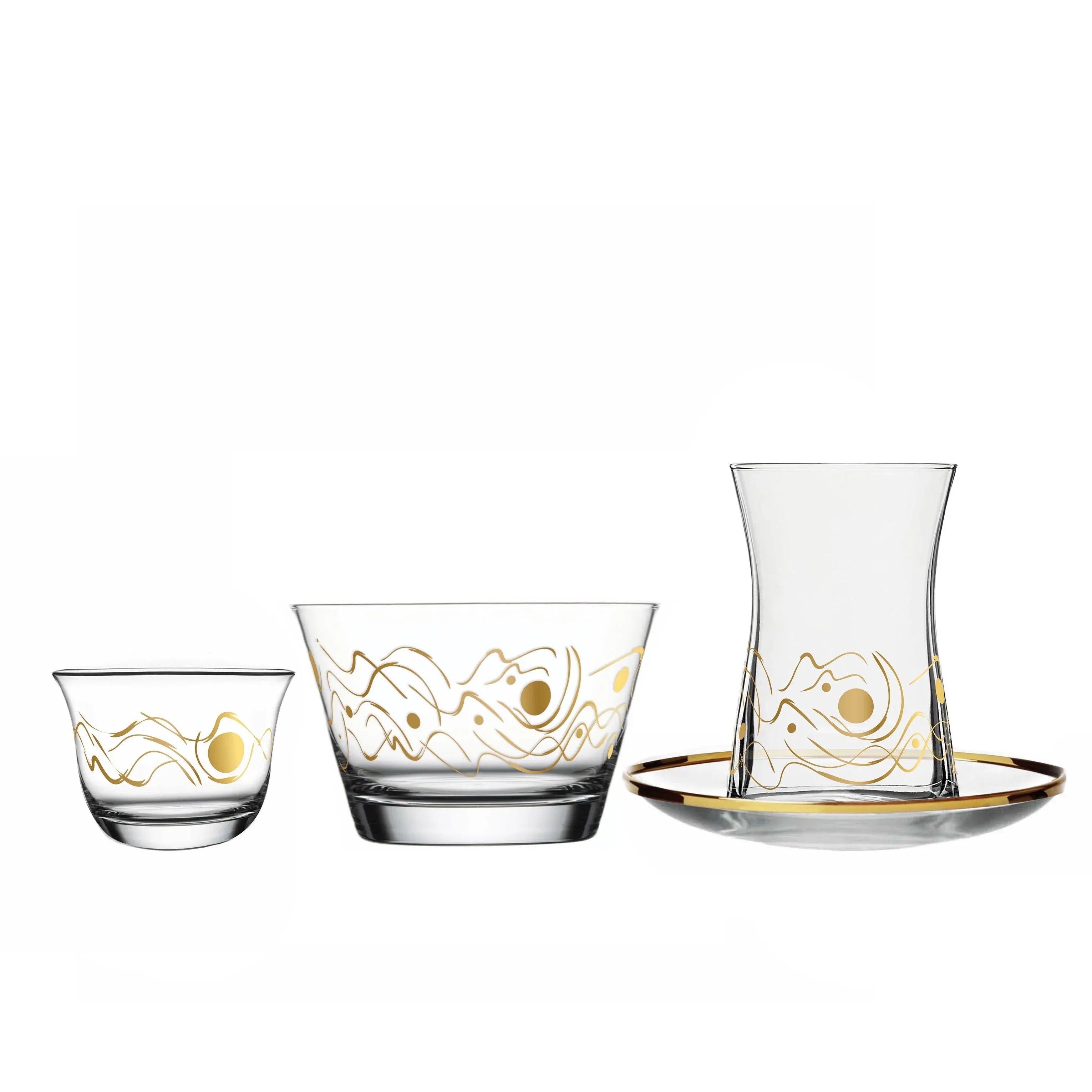 Touch Kawkab Set of 19 Pcs Assorted Serveware | Home