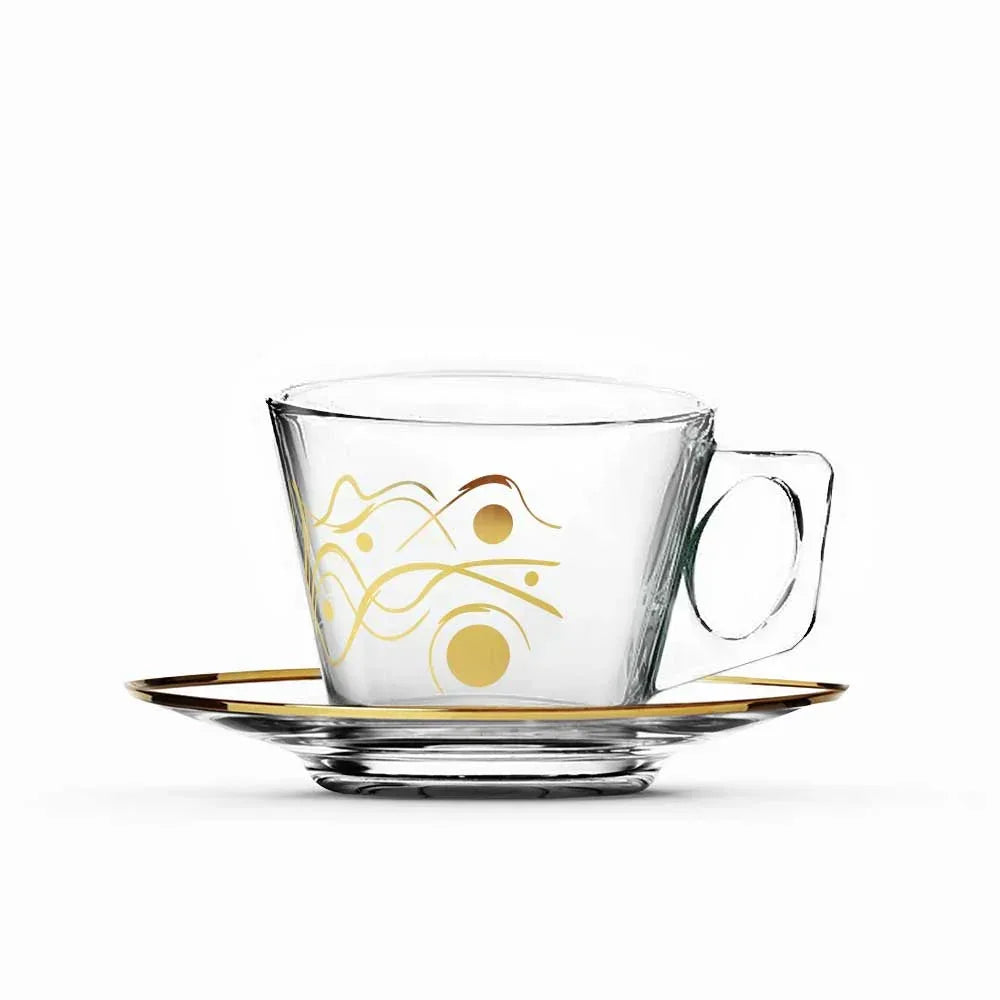 Touch Kawkab Set Of 6 Pcs Espresso Cups And Saucers | Home