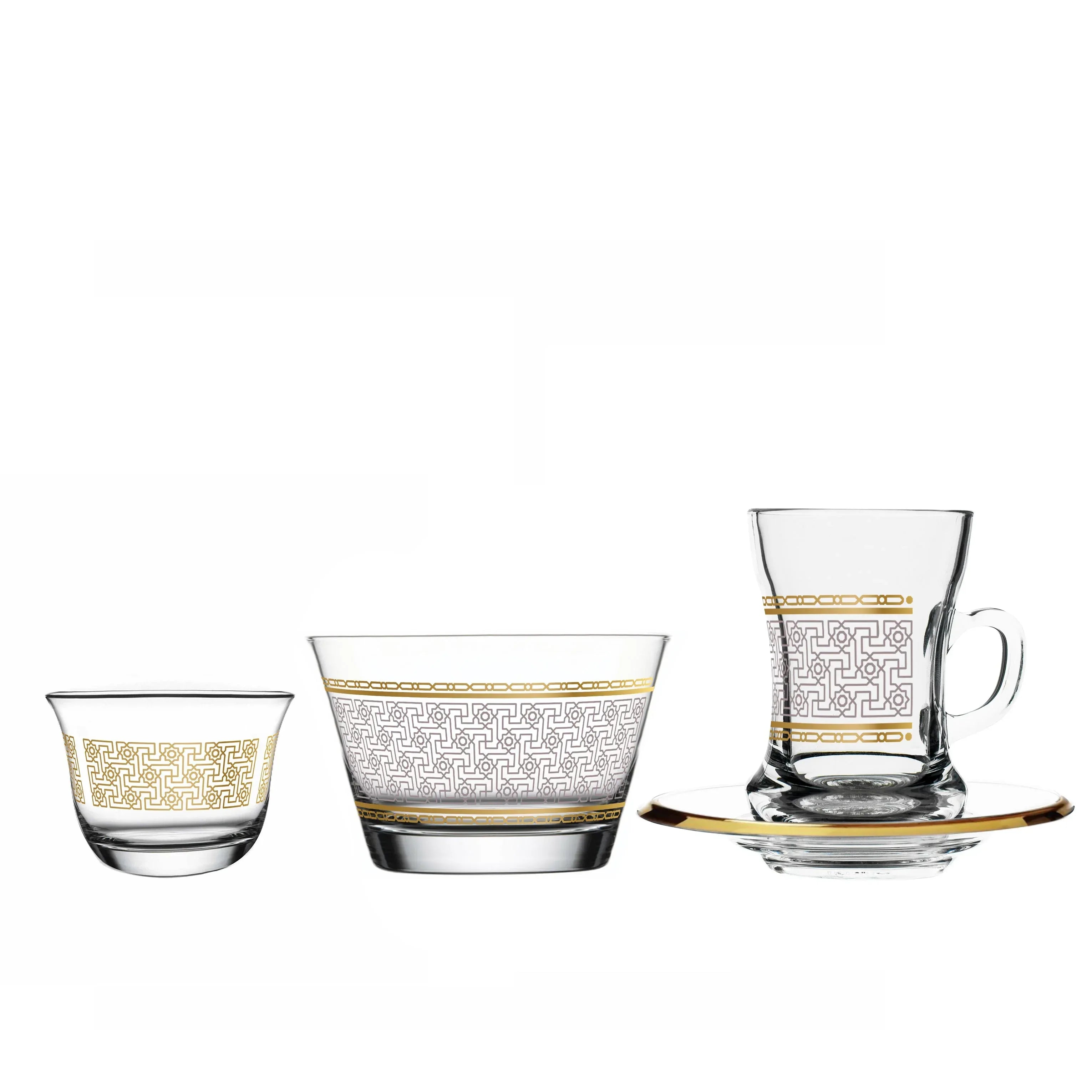 Touch Yaqout Set of 19 Pcs Assorted Serveware | Home