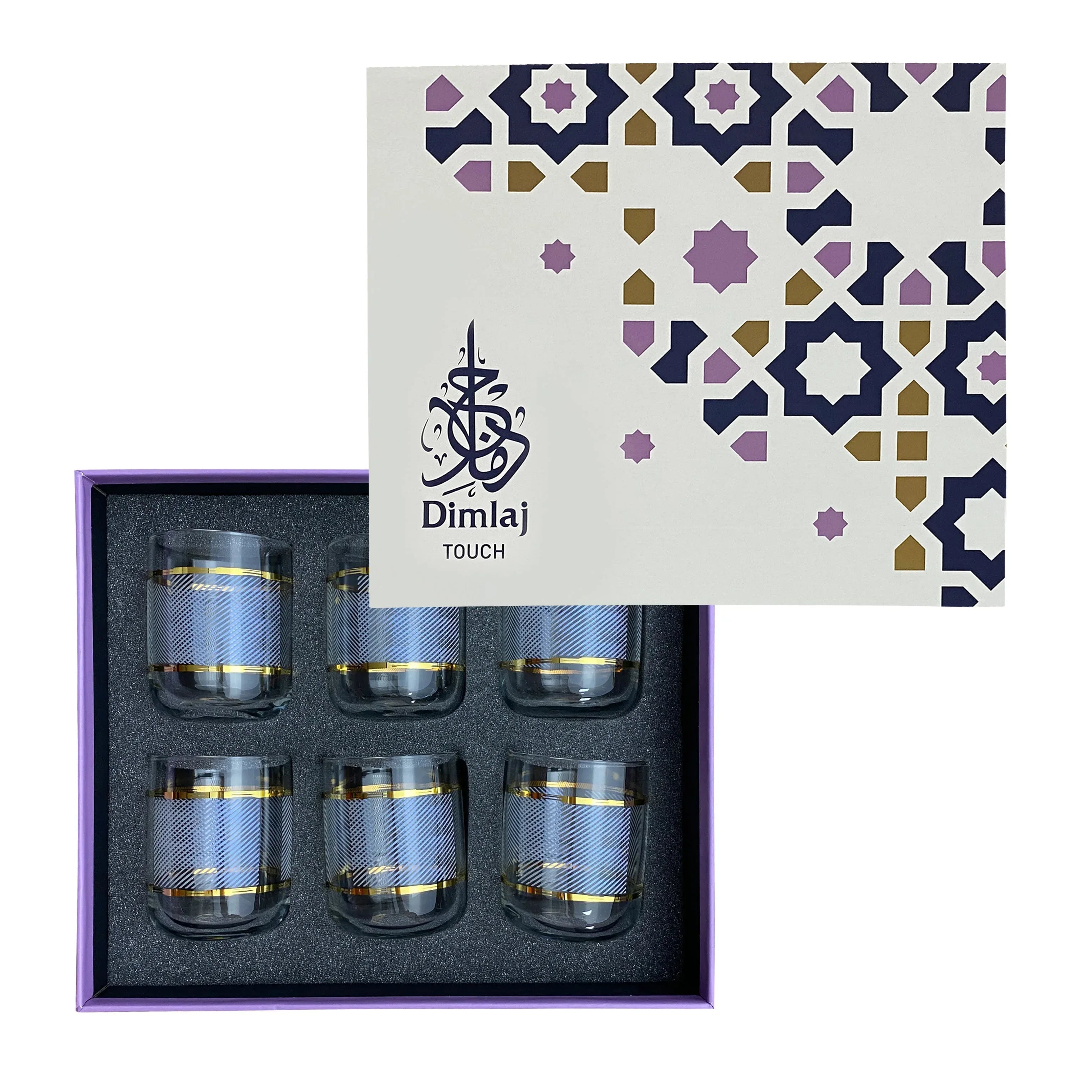 Touch Nirvana Set Of 6 Pcs Short Tumblers | Home Touch Nirvana Set Of 6 Pcs Short Tumblers | Home