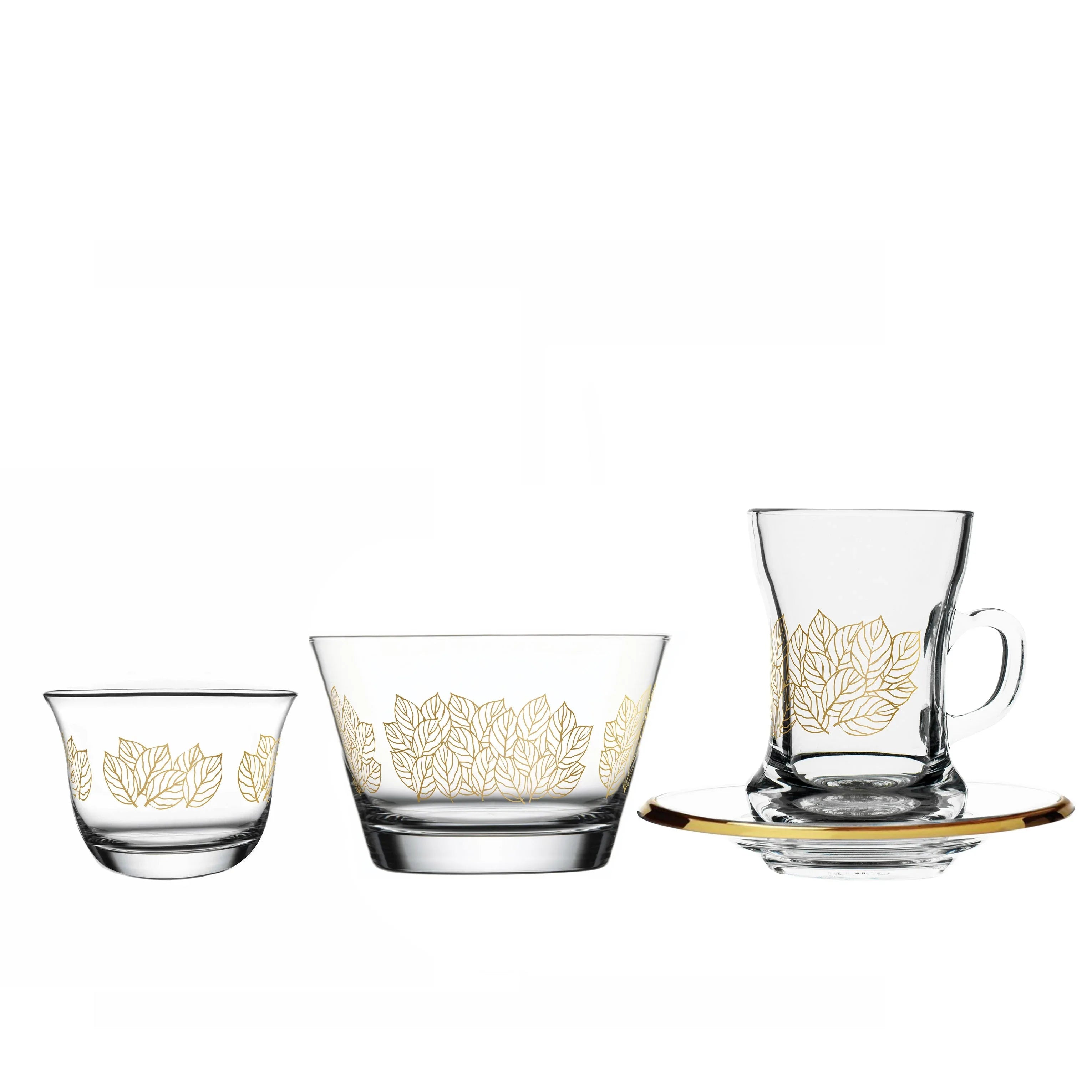 Touch Floret Set of 19 Pcs Assorted Serveware | Home