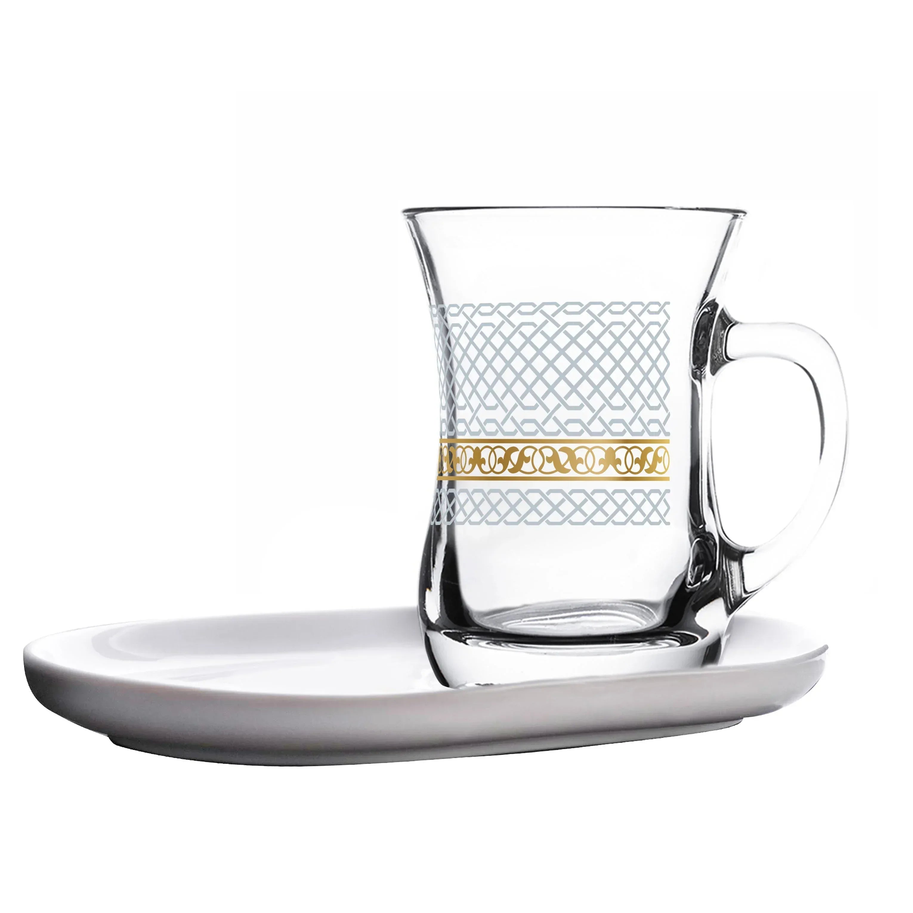 Touch Loop Set Of 4 Pcs Mugs and Saucers | Home