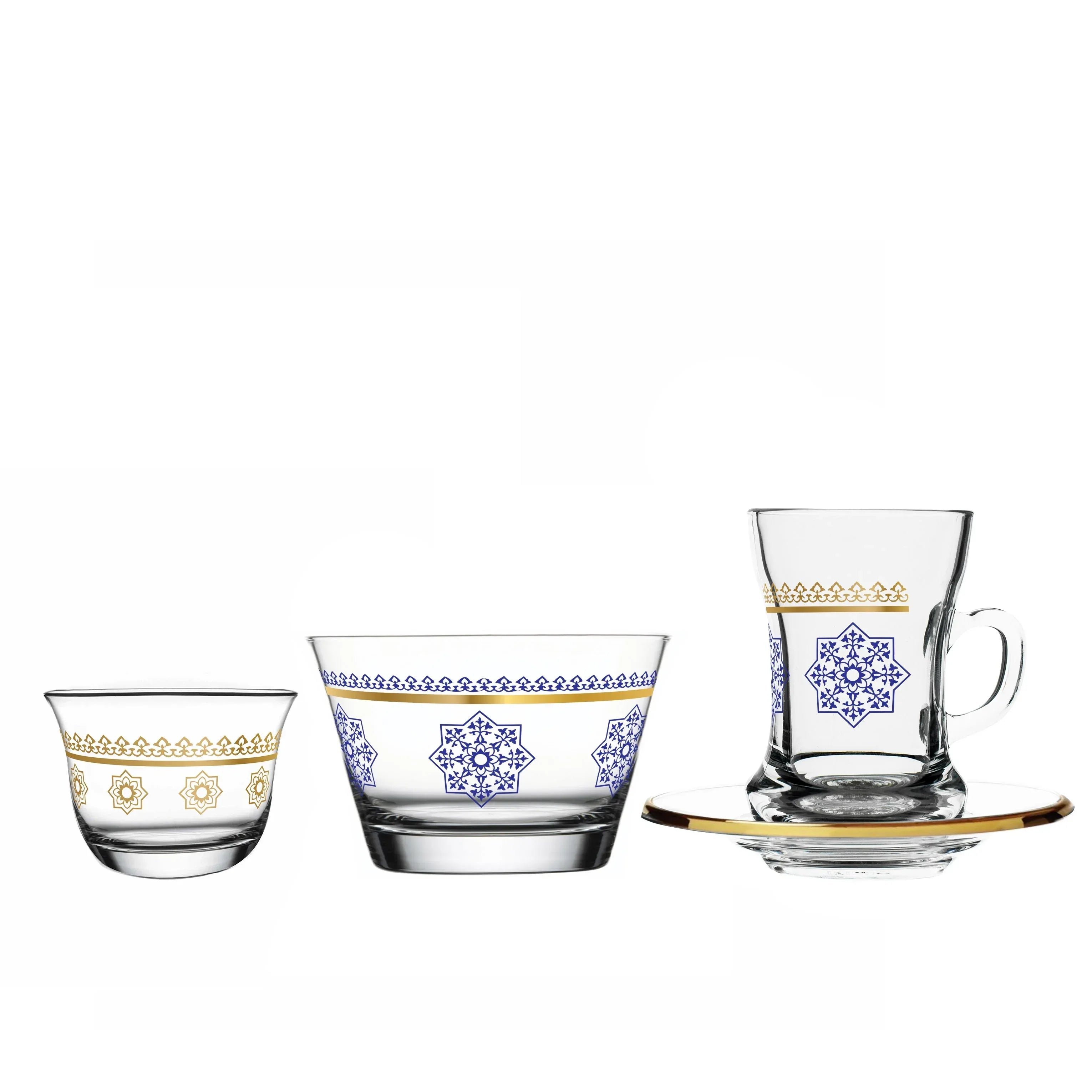 Touch Aster Set of 19 Pcs Assorted Serveware | Home