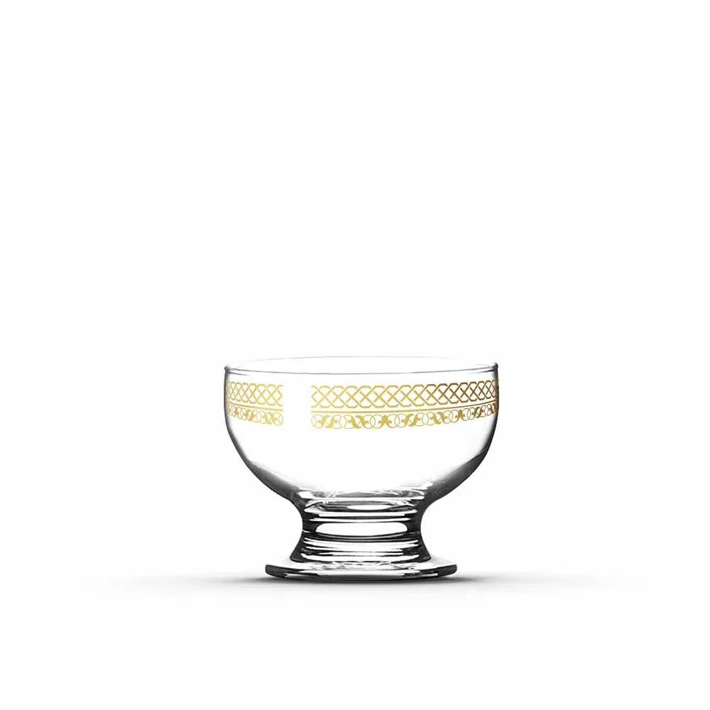Touch Loop Set Of 4 Pcs Ice-cream Cups | Home Touch Loop Set Of 4 Pcs Ice-cream Cups | Home