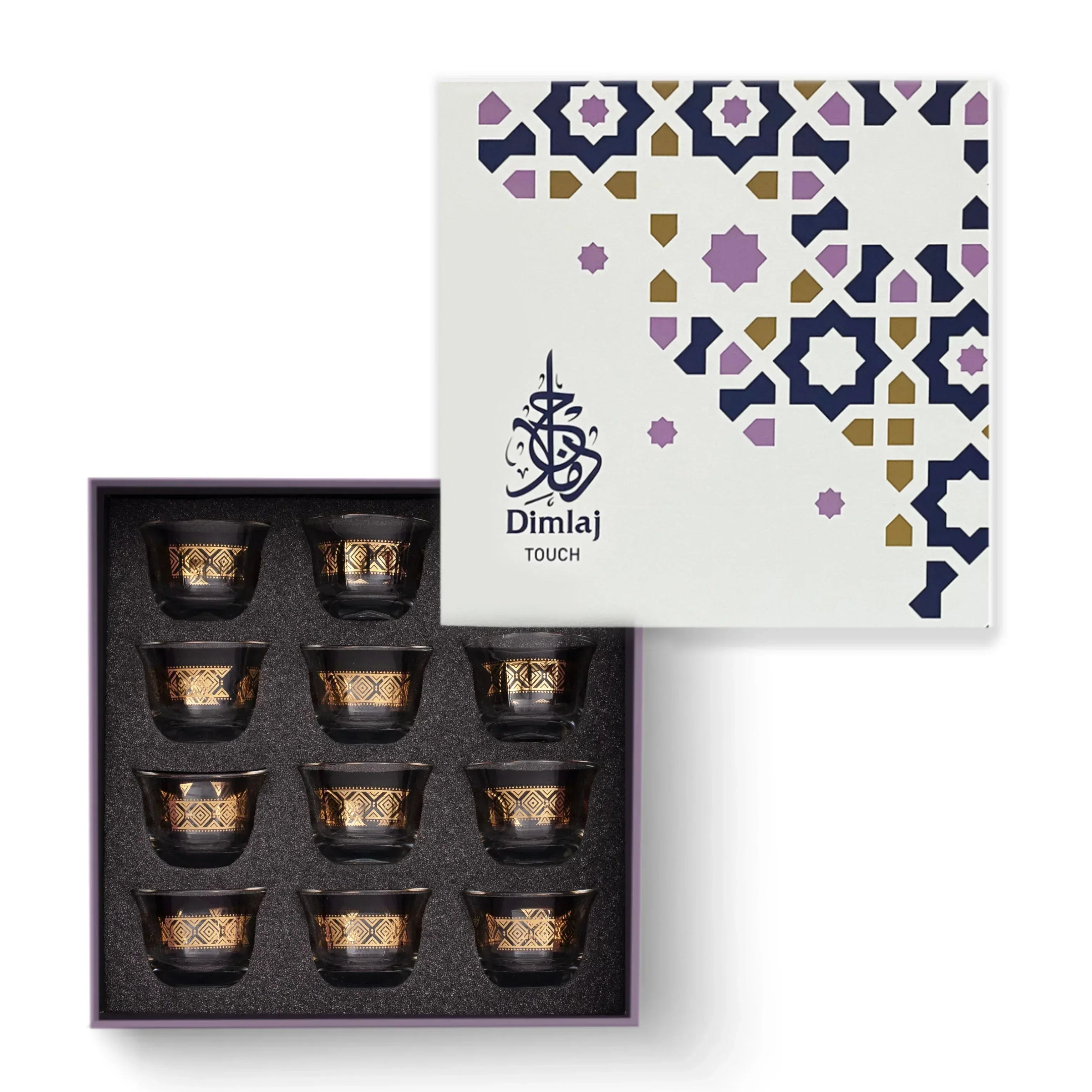 Touch Trails Set Of 12 Pcs Cawa Cups | Home Touch Trails Set Of 12 Pcs Cawa Cups | Home