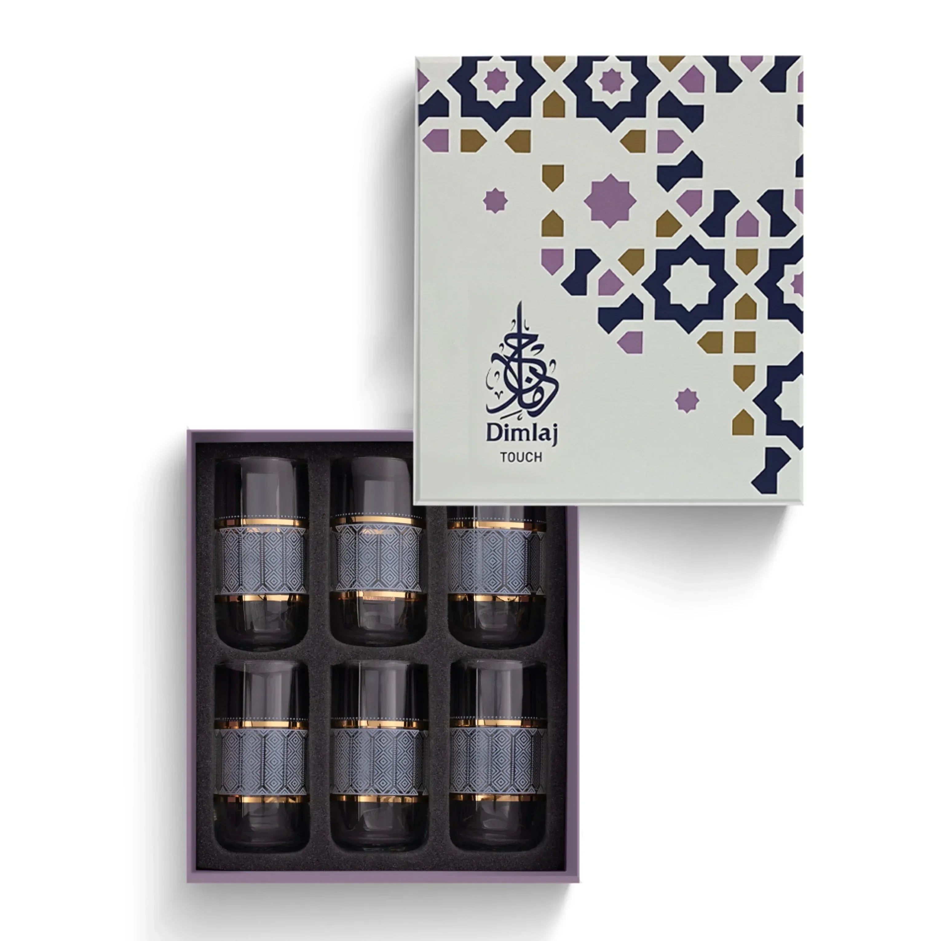 Touch Trails Set Of 6 Pcs Tumblers | Home Touch Trails Set Of 6 Pcs Tumblers | Home