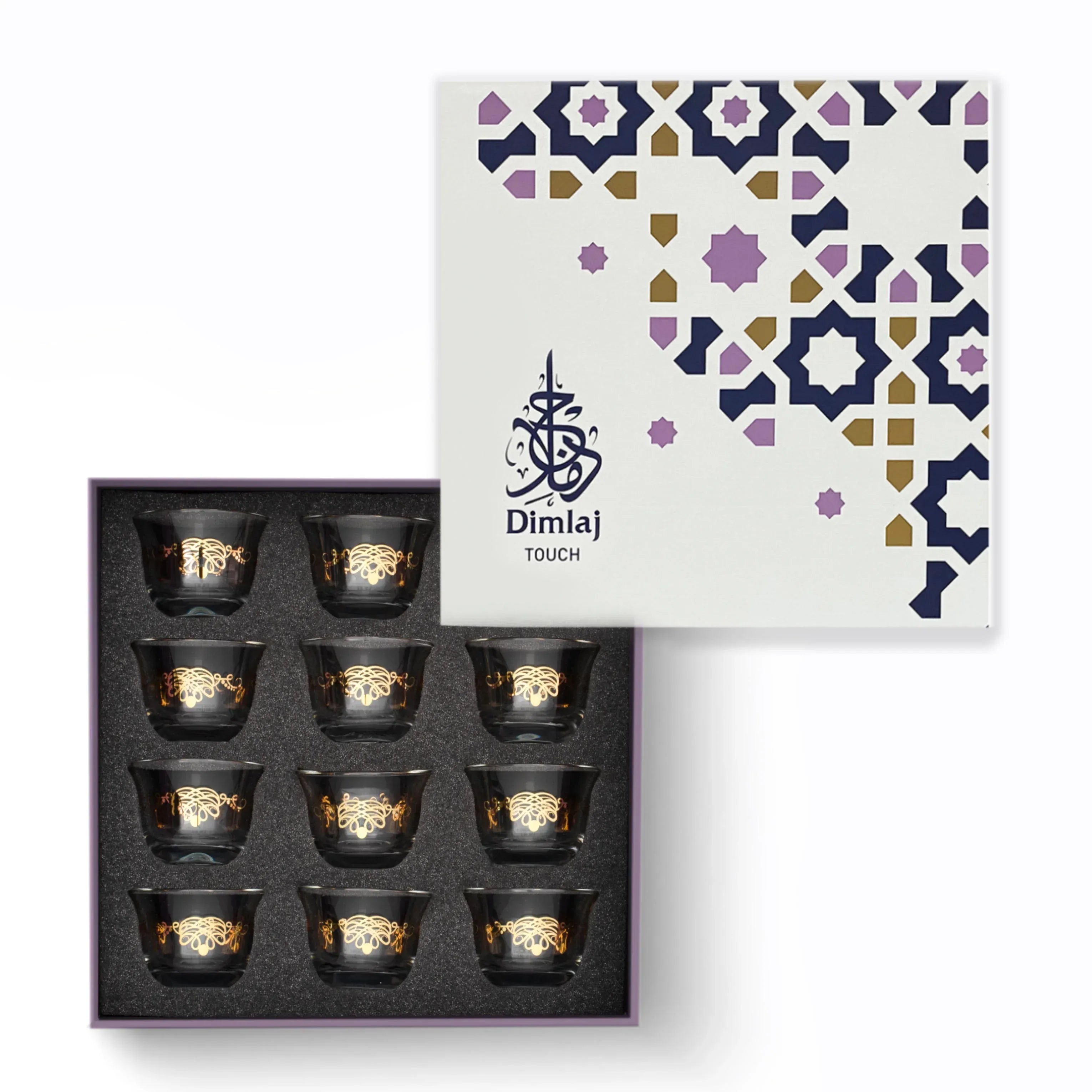 Touch Elixir Set Of 12 Pcs Cawa Cups | Home Touch Elixir Set Of 12 Pcs Cawa Cups | Home