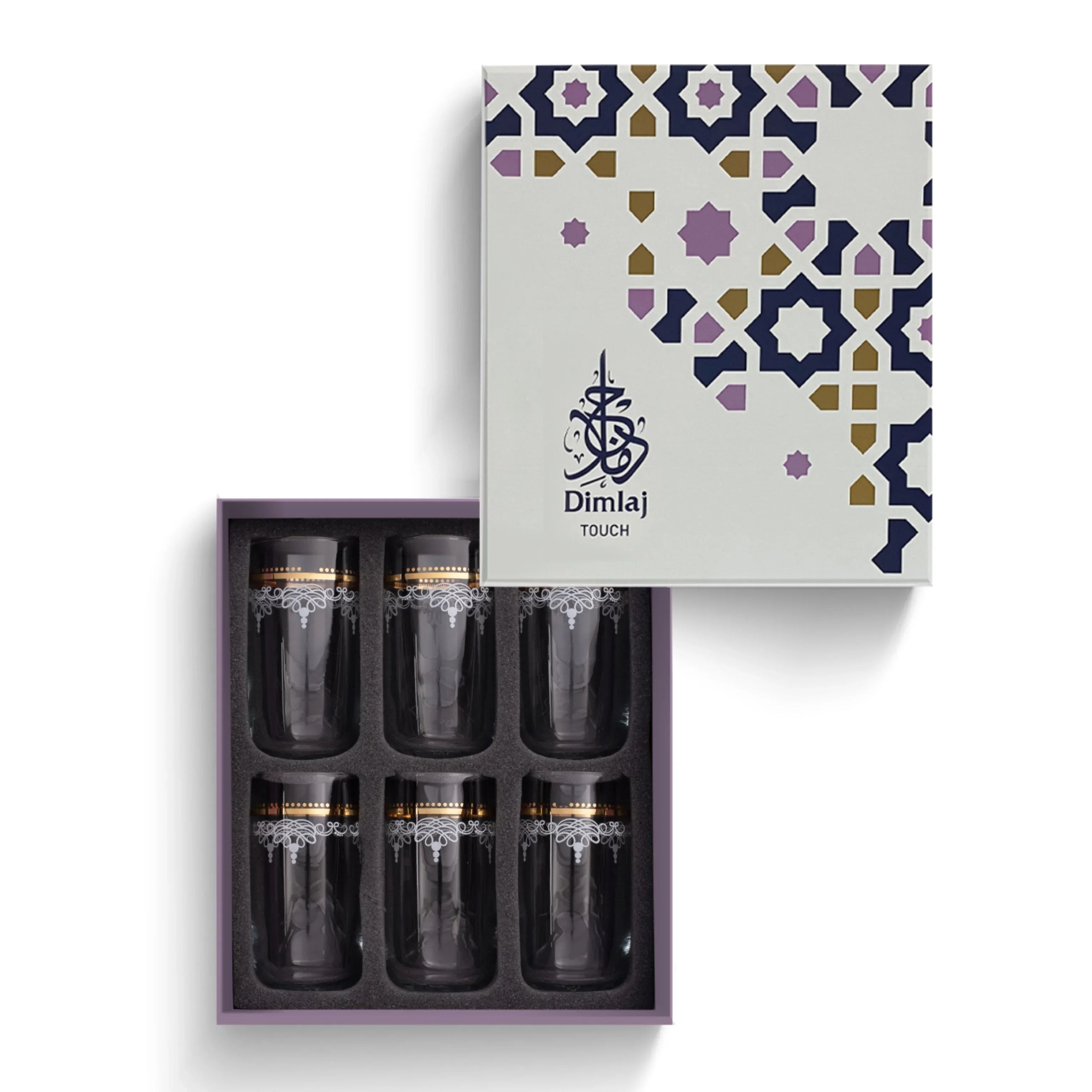 Touch Elixir Set Of 6 Pcs Short Tumblers | Home Touch Elixir Set Of 6 Pcs Short Tumblers | Home