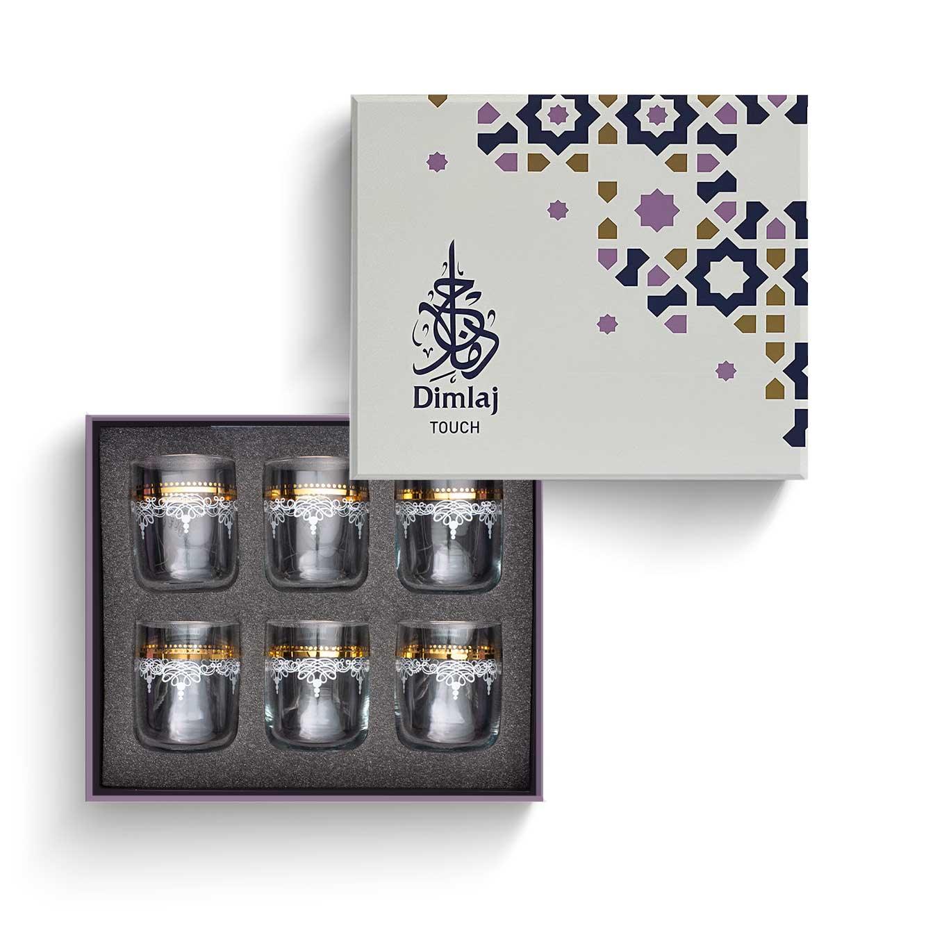 Touch Elixir Set Of 6 Pcs Short Tumblers | Home Touch Elixir Set Of 6 Pcs Short Tumblers | Home