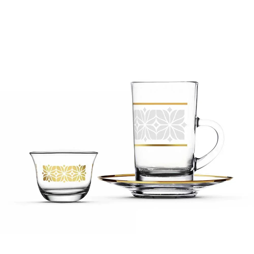 Touch Mirror Set of 18 Pcs Assorted Drinkware | Home