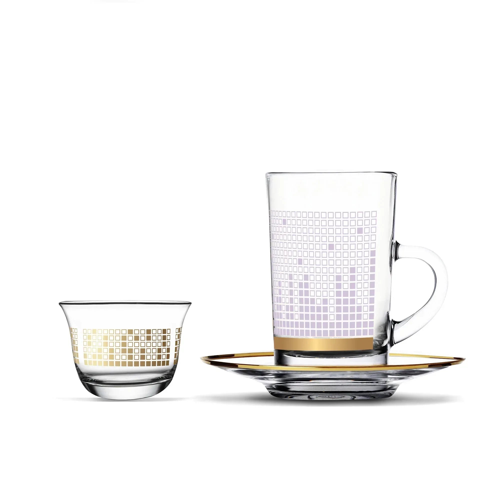 Touch Flow Set of 18 Pcs Assorted Drinkware | Home Touch Flow Set of 18 Pcs Assorted Drinkware | Home