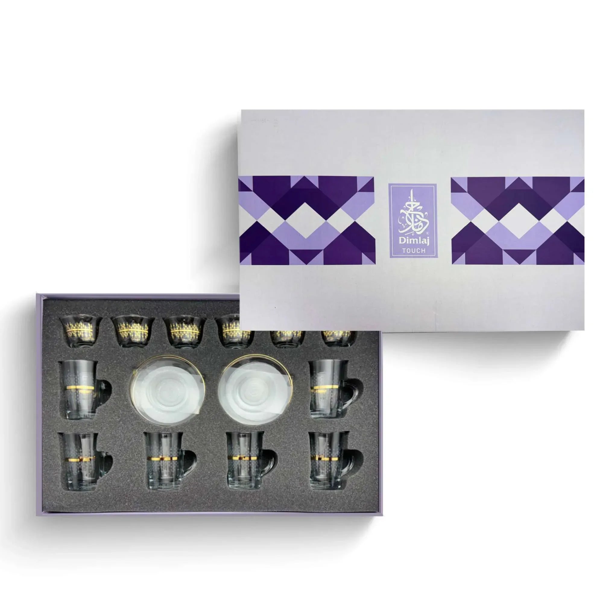 Touch Harmony Set of 18 Pcs Assorted Drinkware | Home Touch Harmony Set of 18 Pcs Assorted Drinkware | Home