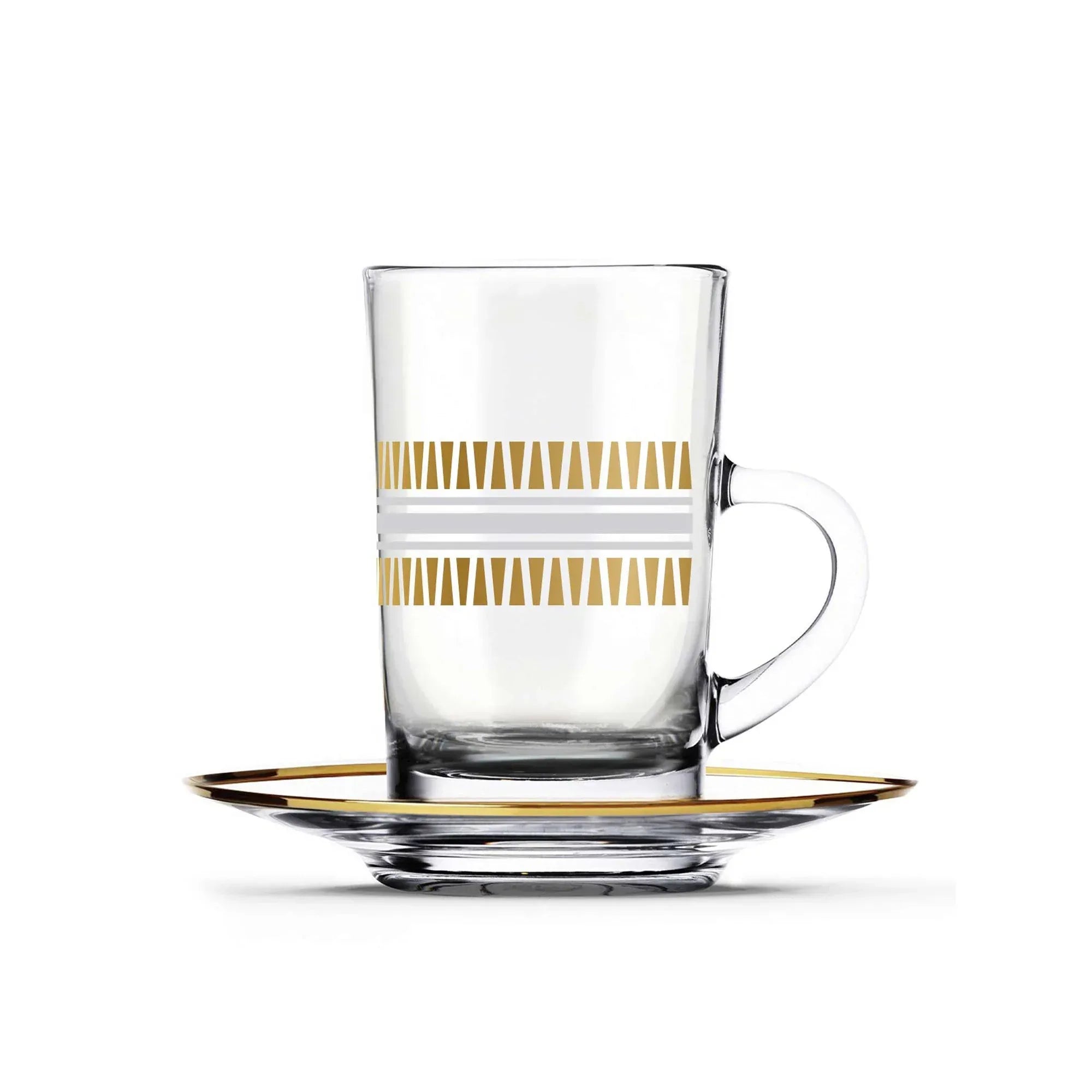 Touch Pure Set Of 6 Pcs Tea Cups and Saucers | Home