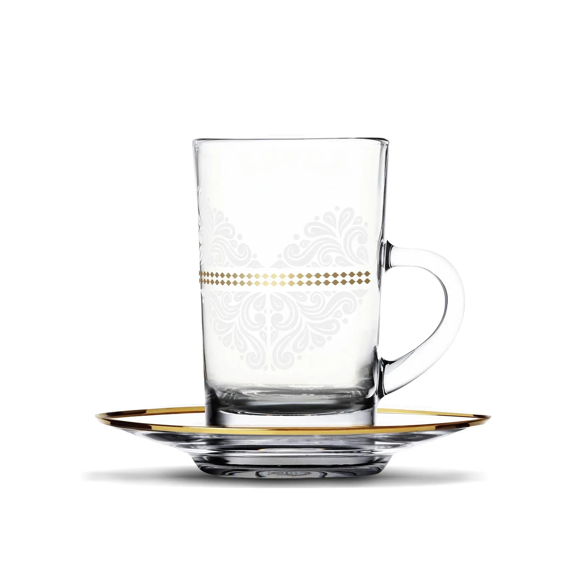 Touch Diadem Set Of 6 Pcs Tea Cups and Saucers | Home